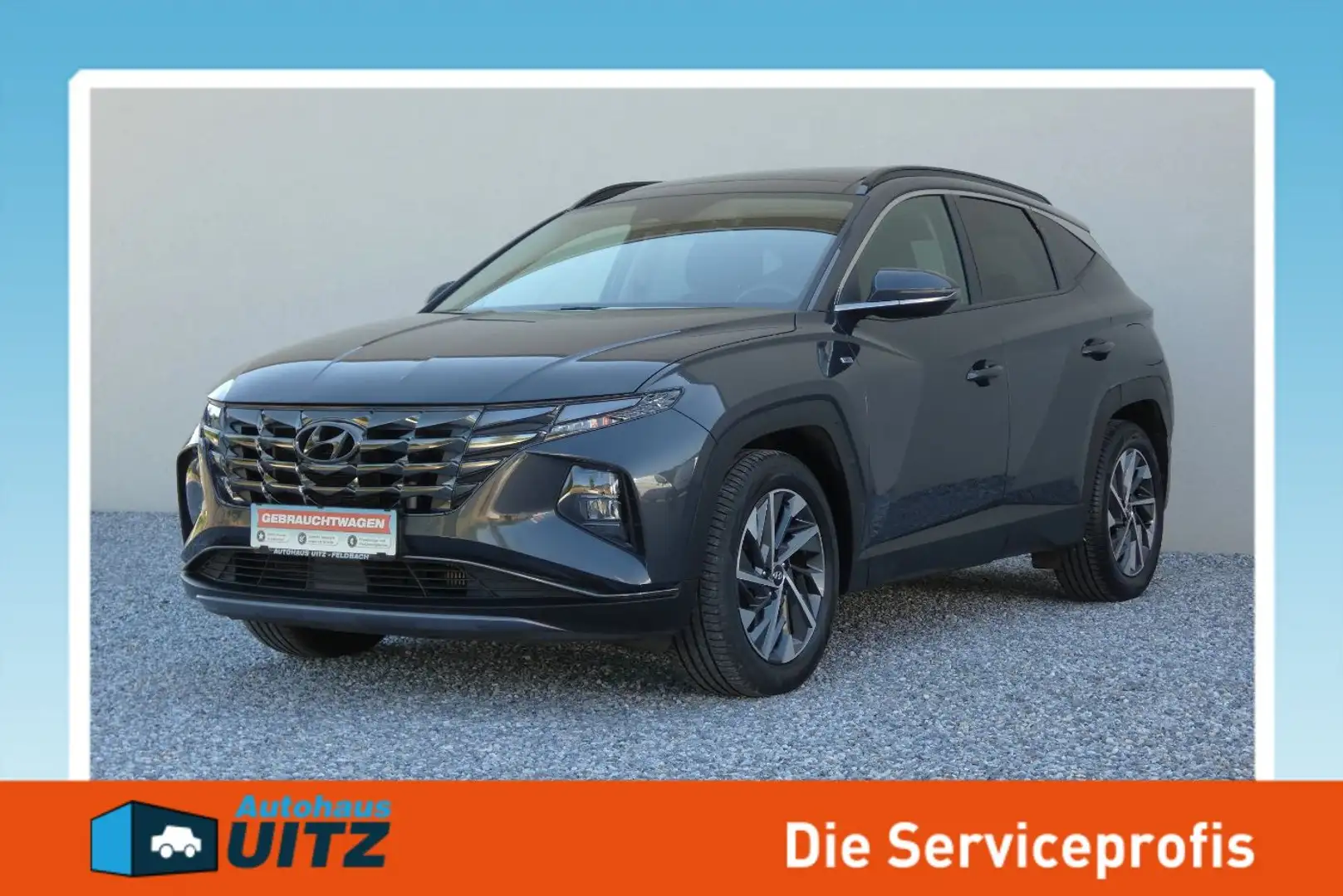 Hyundai TUCSON 1.6 CRDi 4WD 48V Trend +AUT+PanoSD+RFK+Amb Grau - 1