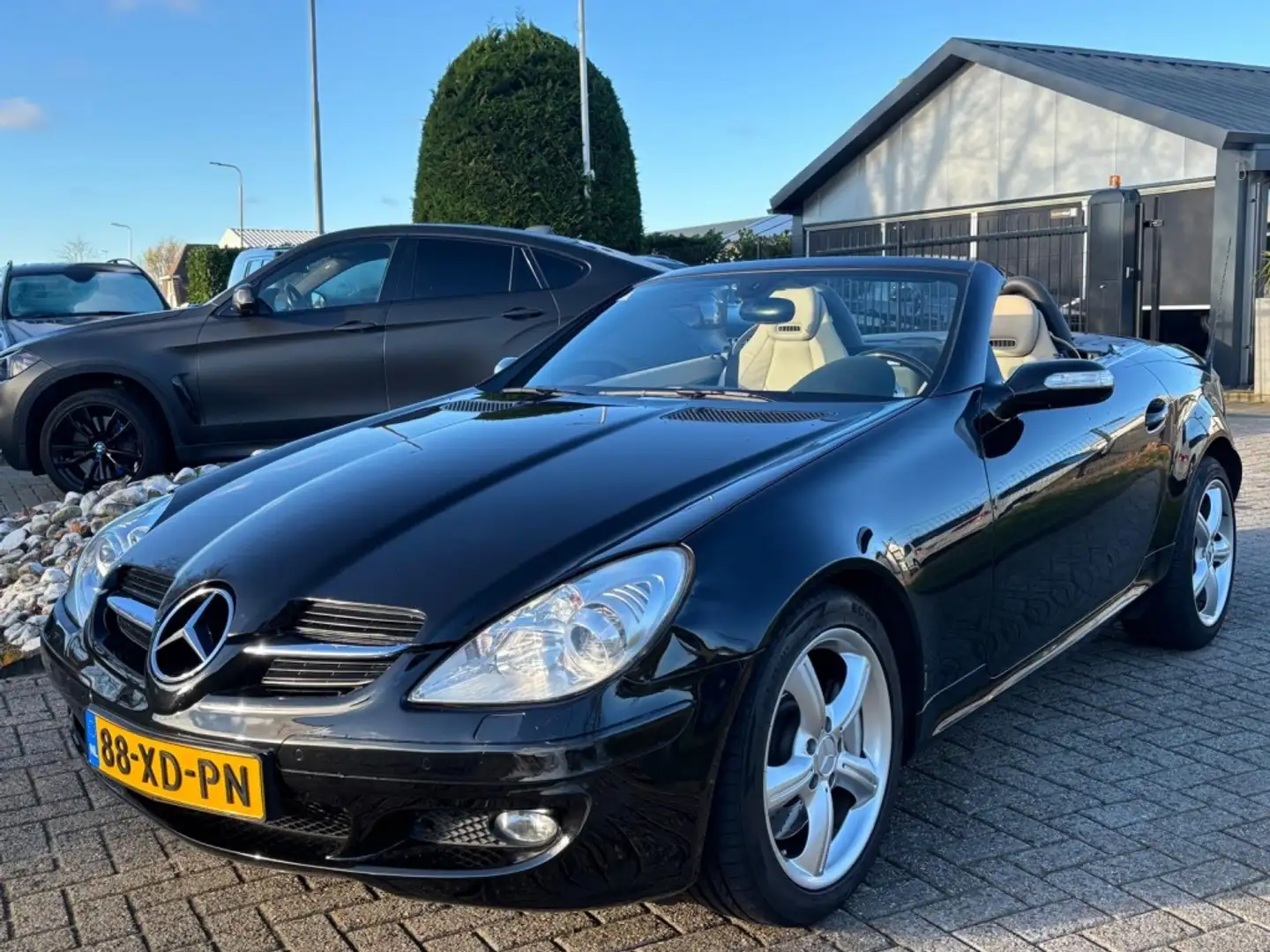 Mercedes-Benz SLK 350 V6 Zwart 2007 NL Auto 1E Eigenaar Noir - 1