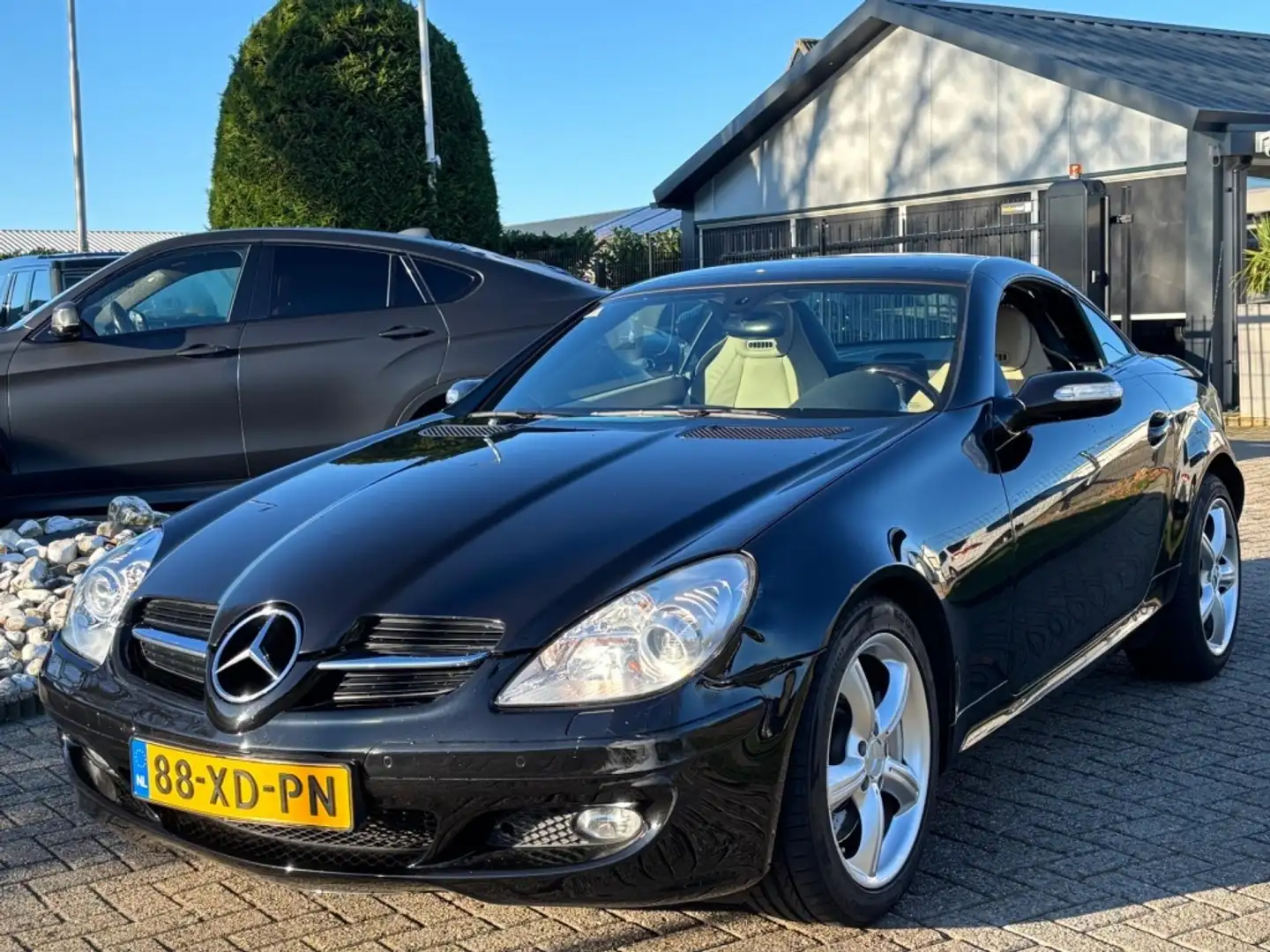 Mercedes-Benz SLK 350 V6 Zwart 2007 NL Auto 1E Eigenaar Noir - 2