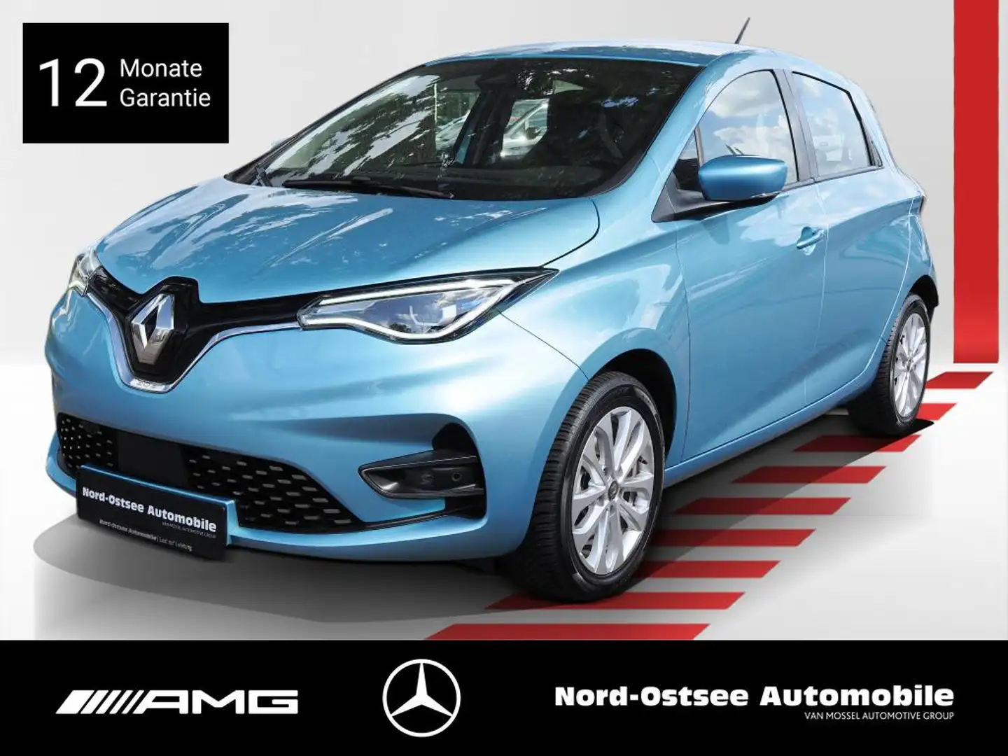 Renault ZOE EXPERIENCE KAMERA LED MOPF LENKRADHZG. PDC Blu/Azzurro - 1
