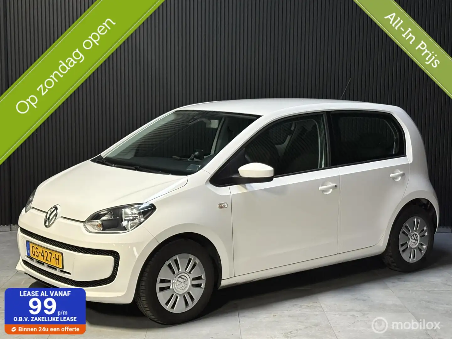 Volkswagen up! – 2015 – 147.940 km – Dealeronderhouden – Nieuwe k Wit - 1