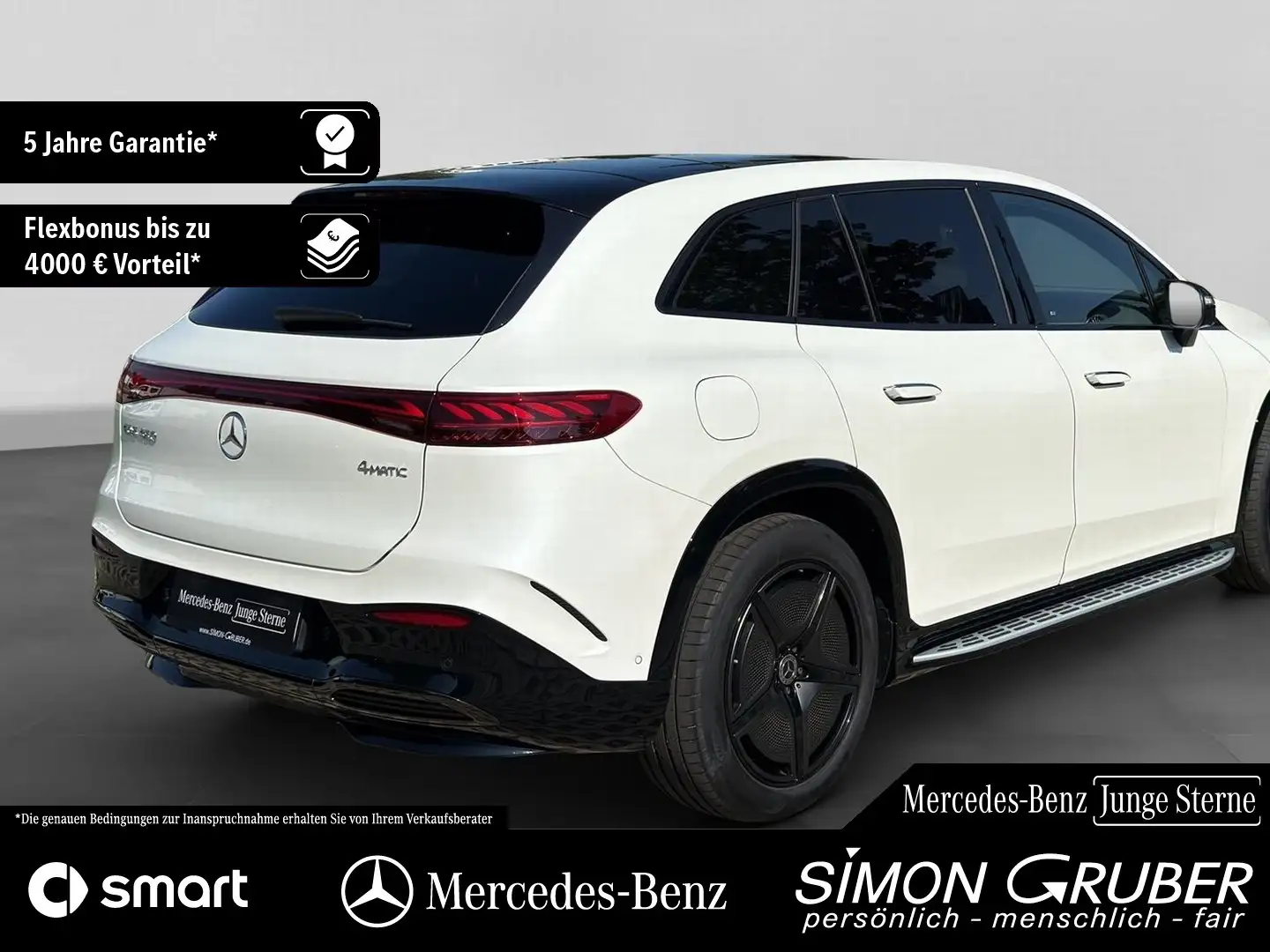 Mercedes-Benz EQS SUV EQS 450 4M SUV AMG Hyper Fondentertainment 22KW Bílá - 2