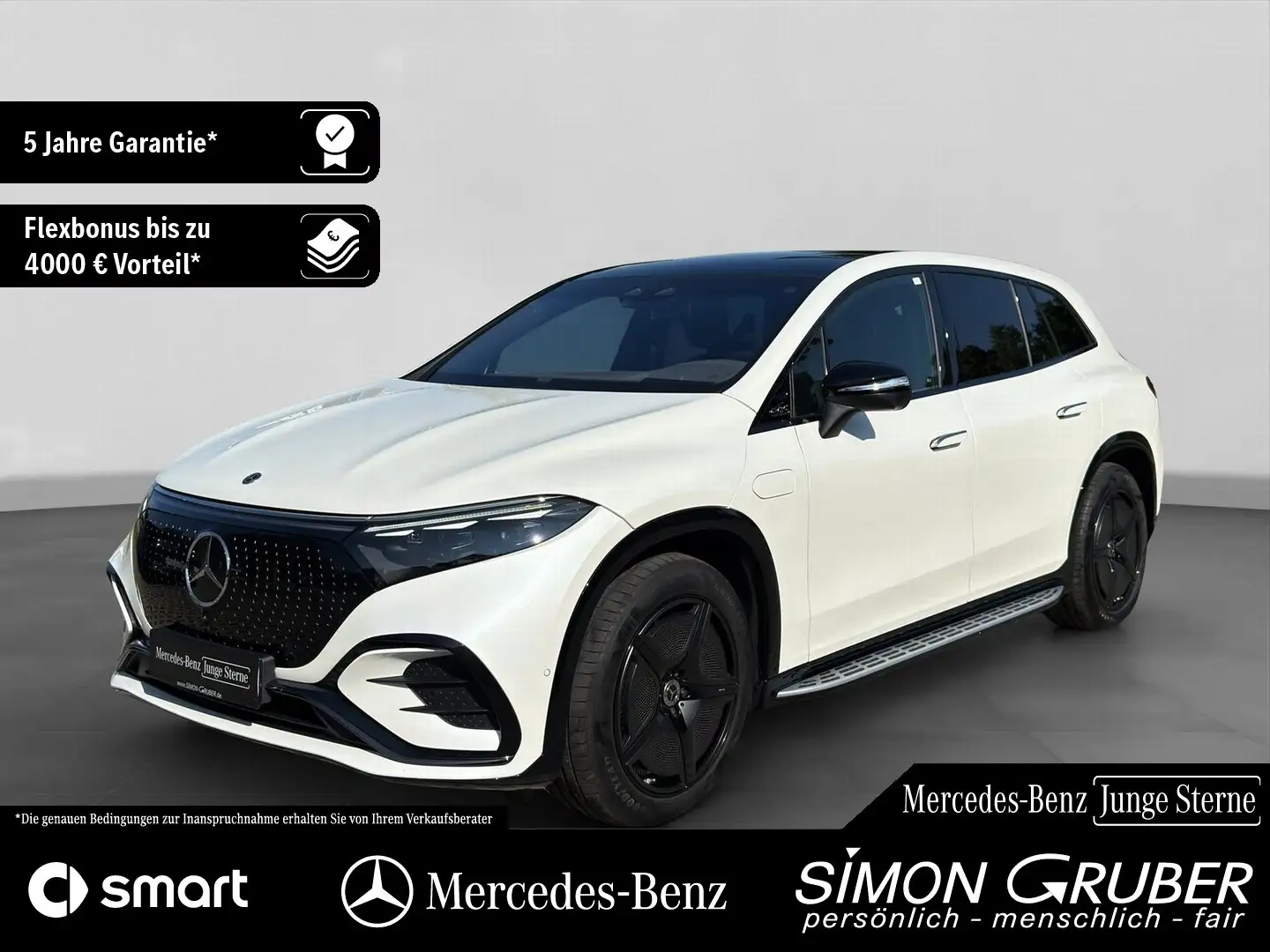 Mercedes-Benz EQS SUV EQS 450 4M SUV AMG Hyper Fondentertainment 22KW Biały - 1