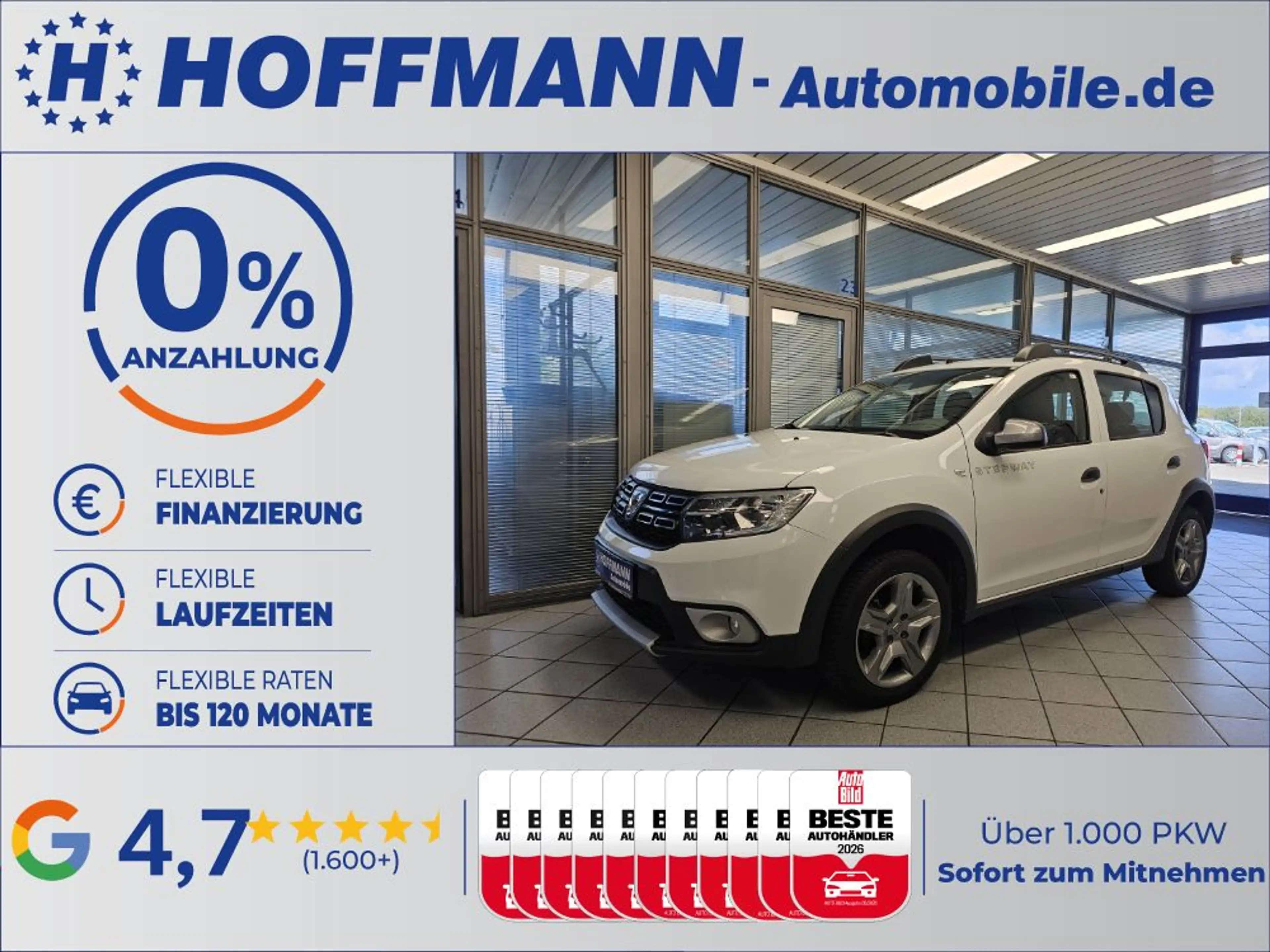 Dacia Sandero Stepway MKL an, Gewerblich oder Export