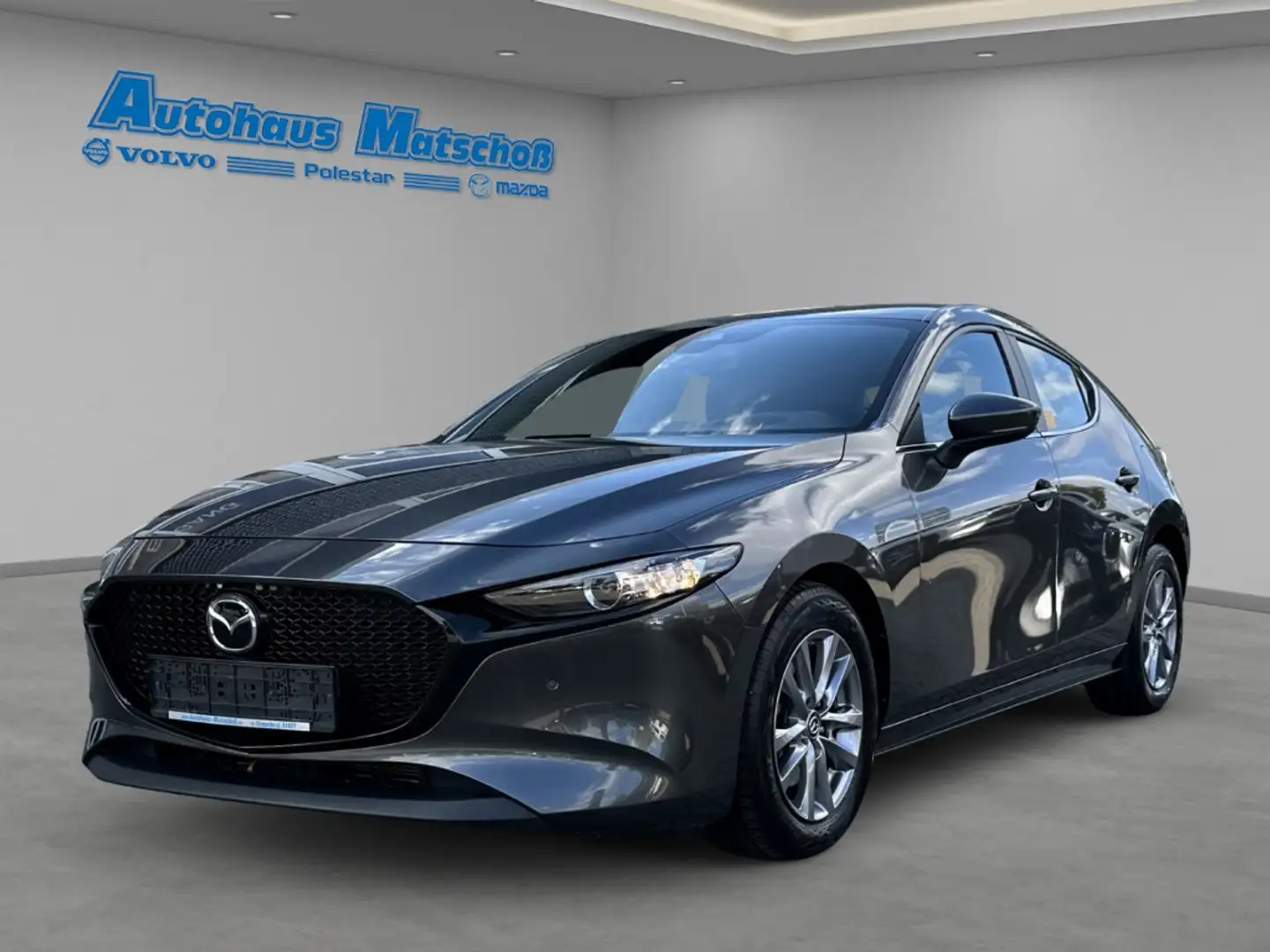 Mazda 3 SKYACTIV-G M-Hybrid HUD Navi LED ACC Apple CarPlay Grau - 1