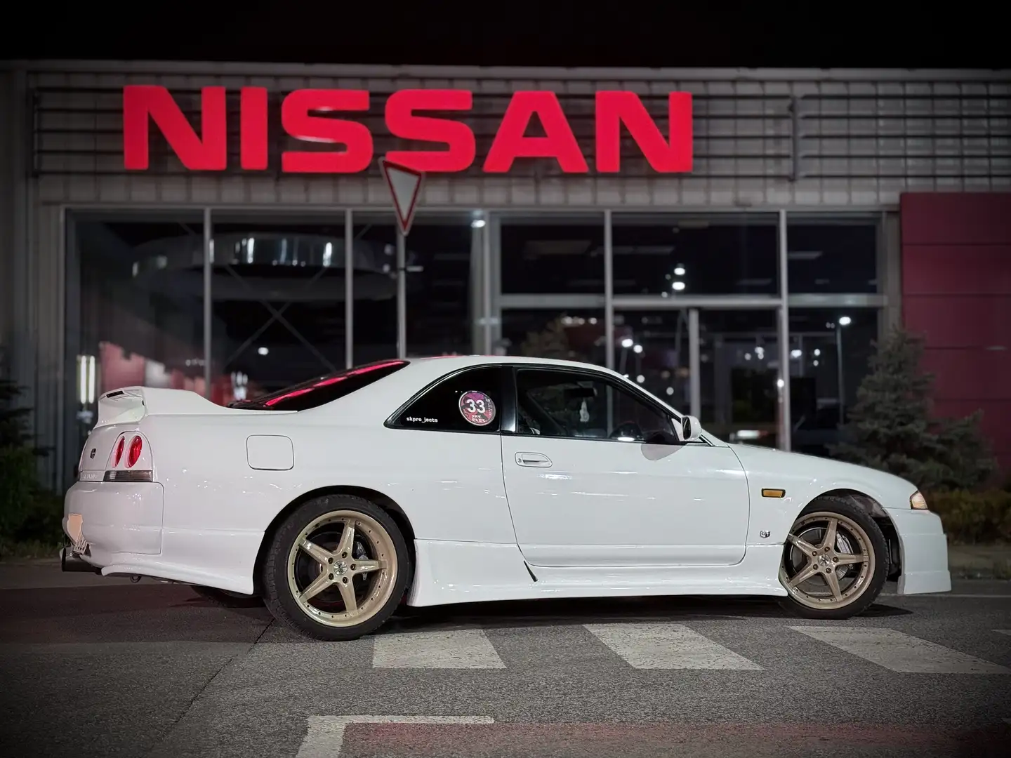 Nissan Skyline R33 GTST Wit - 1