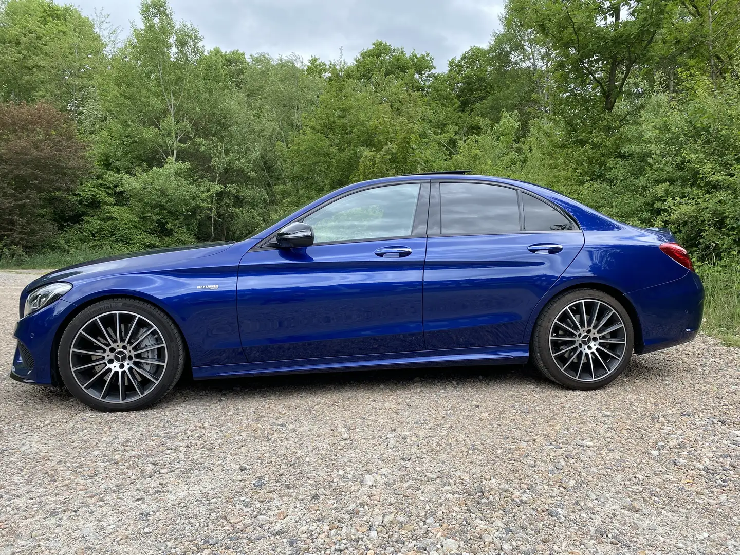 Mercedes-Benz C 43 AMG VOLL* SCHECKHEFT* GARANTIE* 8 Fach Kék - 2