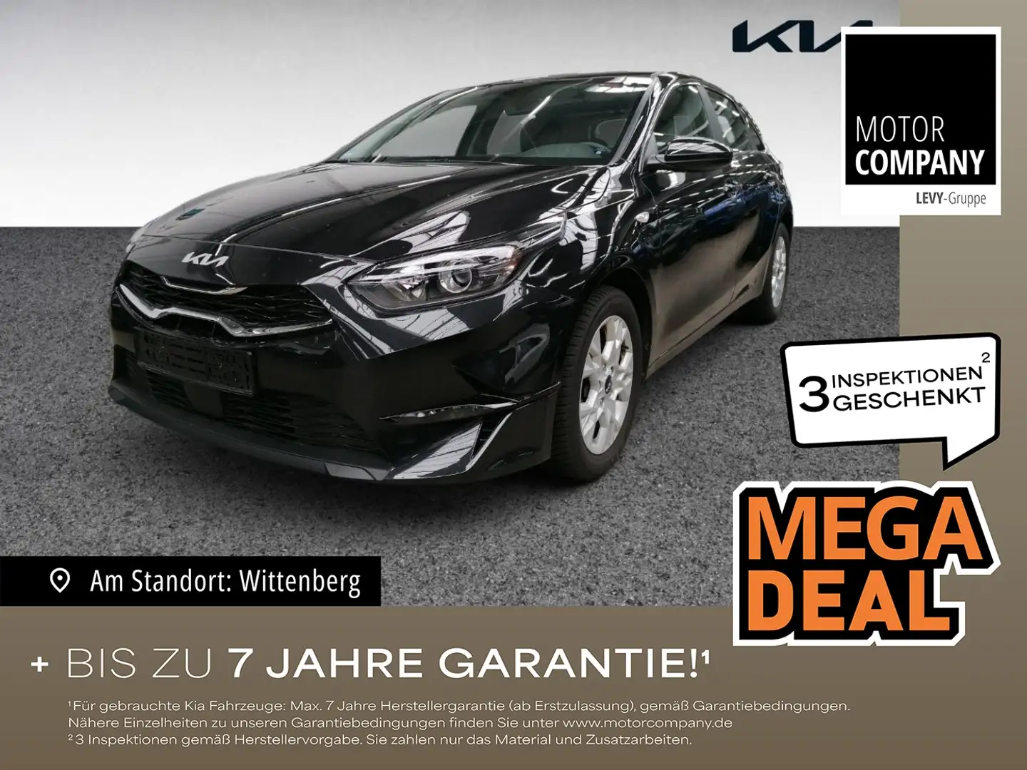 Kia Ceed / cee'd Ceed 1.5 T-GDI Vision +DCT+Navi+R.Kam+Allwetter++ Negro - 1