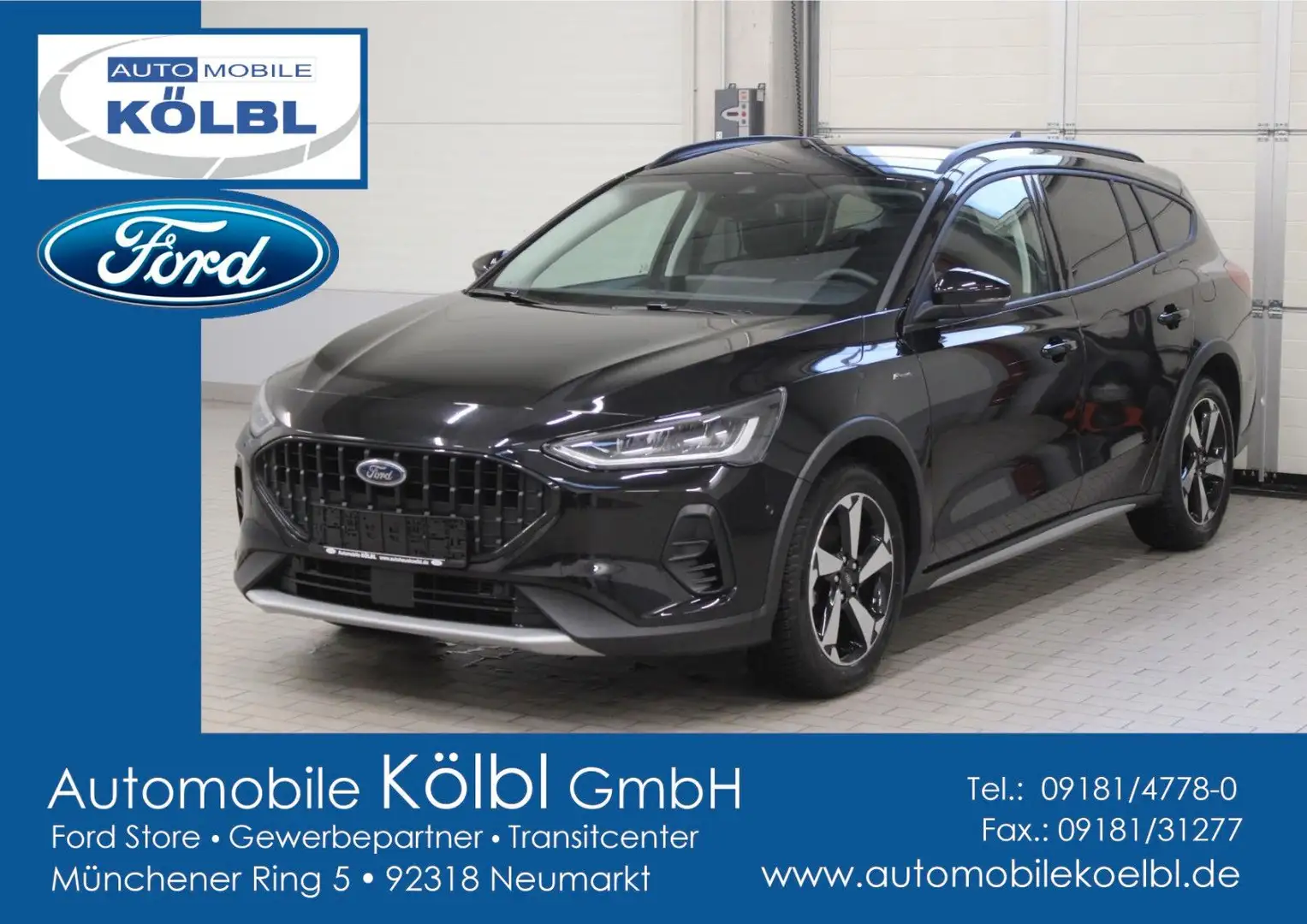 Ford Focus Turnier 1.0 Aut. Active X, PANORAMA/iACC Black - 1
