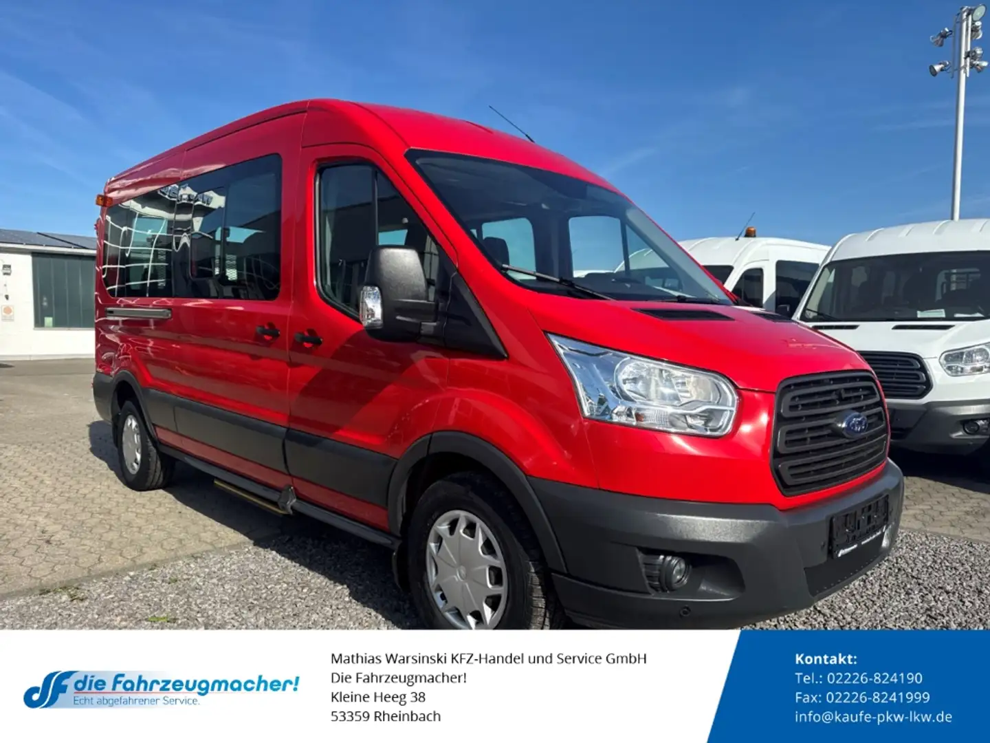 Ford Transit Kombi 350 L3 2.2 TDCi DPF *7126 *KLIMA Rot - 1