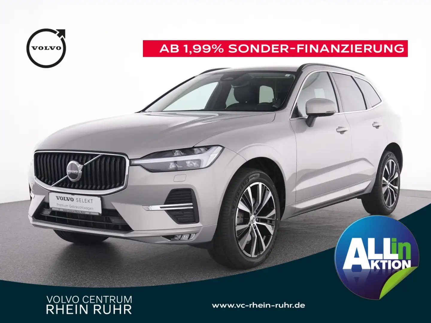 Volvo XC60 B4 (B) 2WD Core+WINTERPAK+STNDHZ+LICHTPAK+ Silber - 1