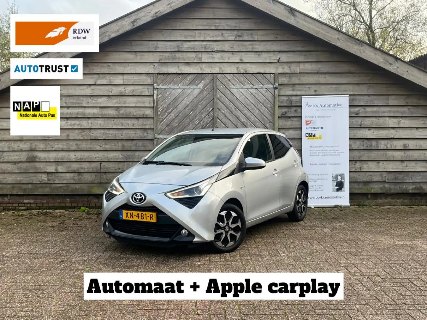 Toyota Aygo 1.0 VVT-i x-joy | Automaat! | Climate | Carplay | Gris - 1