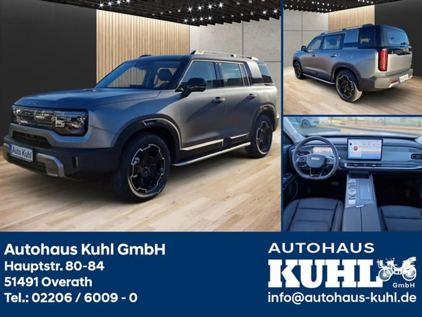 BAIC BJ30 Hybrid 4WD+3Jahre Garantie Leder+Klimaauto+360° C Grau - 1