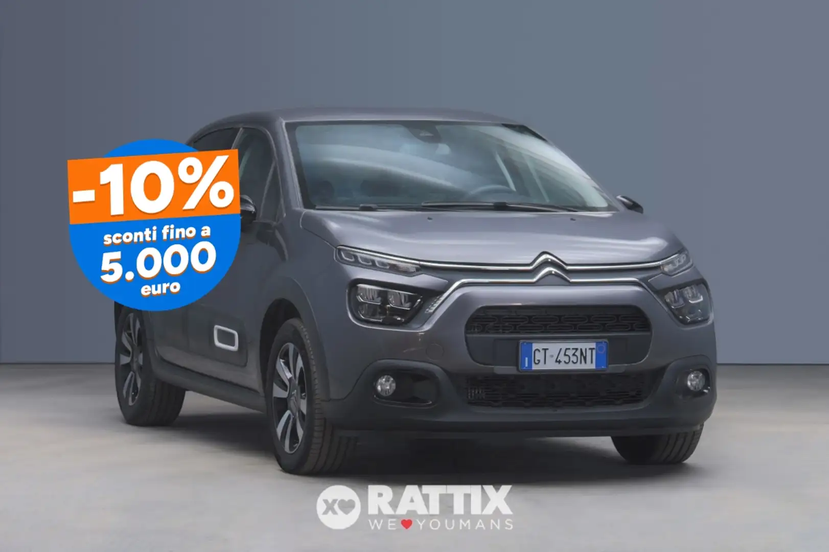 Citroen C3 1.2 Puretech 110CV Max EAT6 Grigio - 1