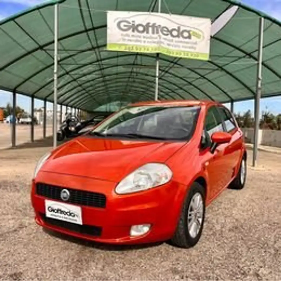 Fiat Grande Punto Grande Punto 5p 1.4 sjt 16v Emotion 95cv Arancione - 1