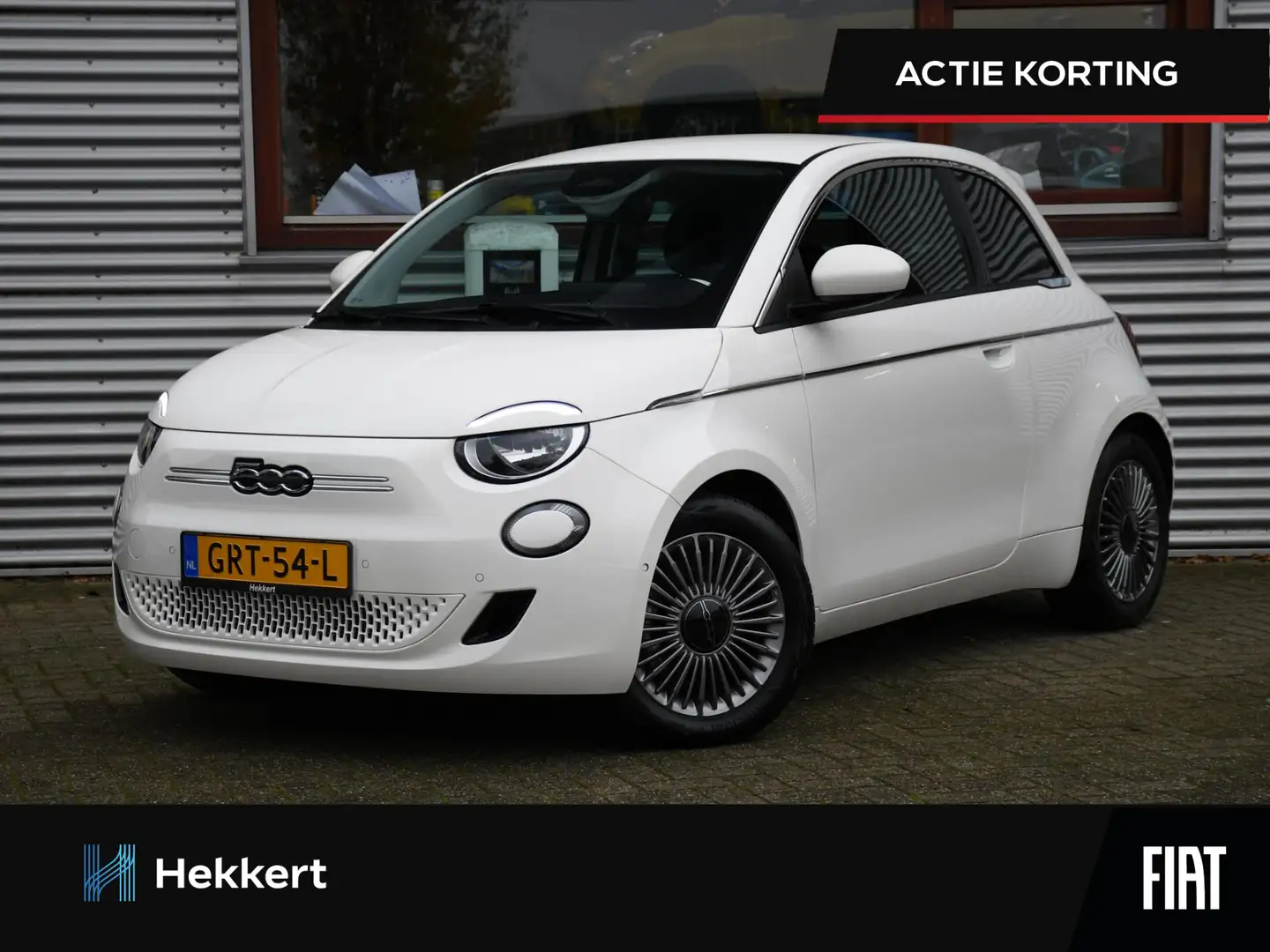 Fiat 500e 42kWh 118pk Automaat APPLE CARPLAY | CRUISE | DAB Wit - 1