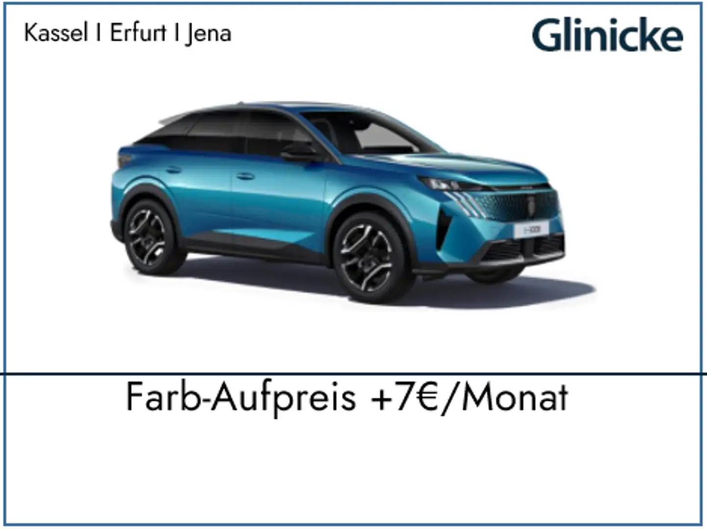 Peugeot 3008 Allure Elektromotor 210 *Bestellfahrzeug* Frei Kon Blau - 1
