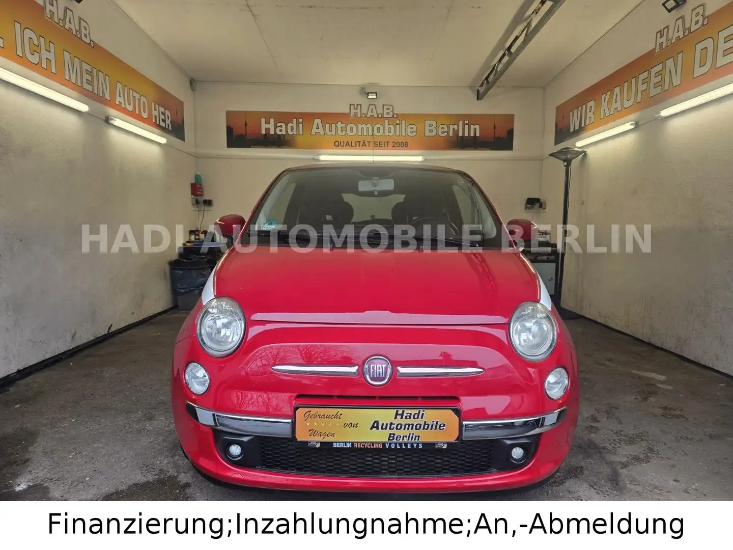 Fiat 500 Sport/1.3/2.Hand/Teilleder/Klima/4,5L Rot - 2