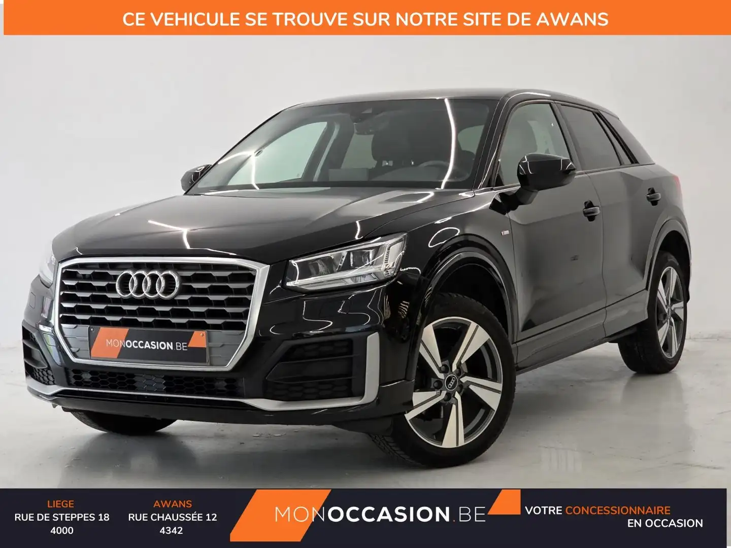 Audi Q2 35 TFSI S-line S TRONIC COCKPIT ACC SG CUIR/CHAUFF Noir - 1