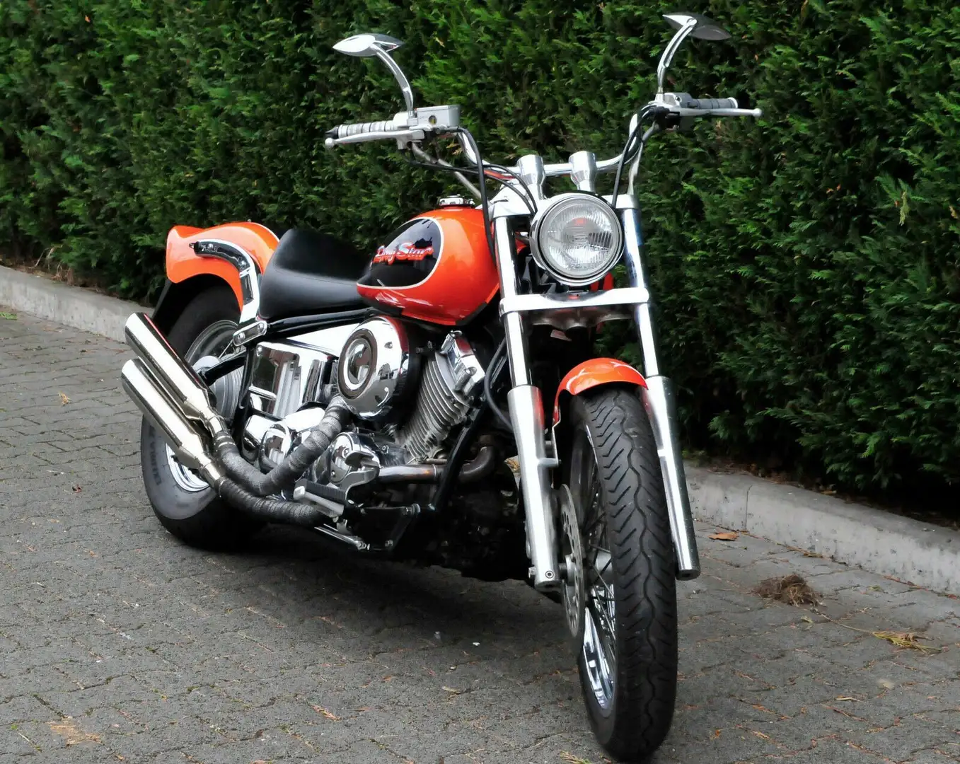 Yamaha XVS 650 Dragstar Narancs - 1