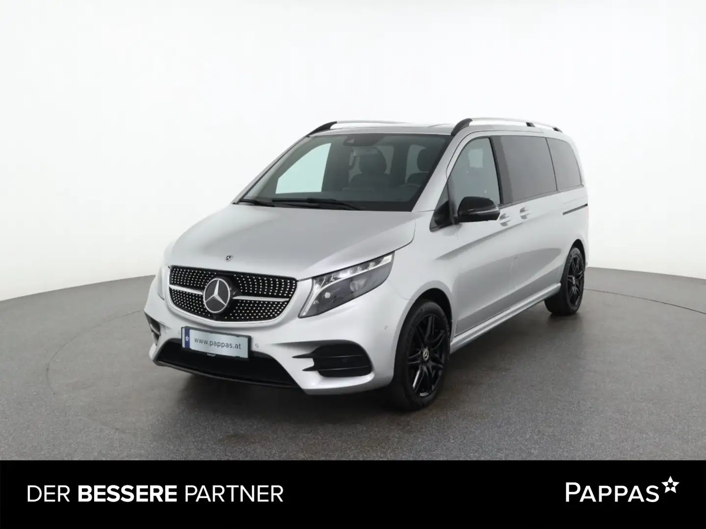 Mercedes-Benz V 300 d 4Matic Kompakt Navi PTS Stdhz SHZ LED Silber - 1