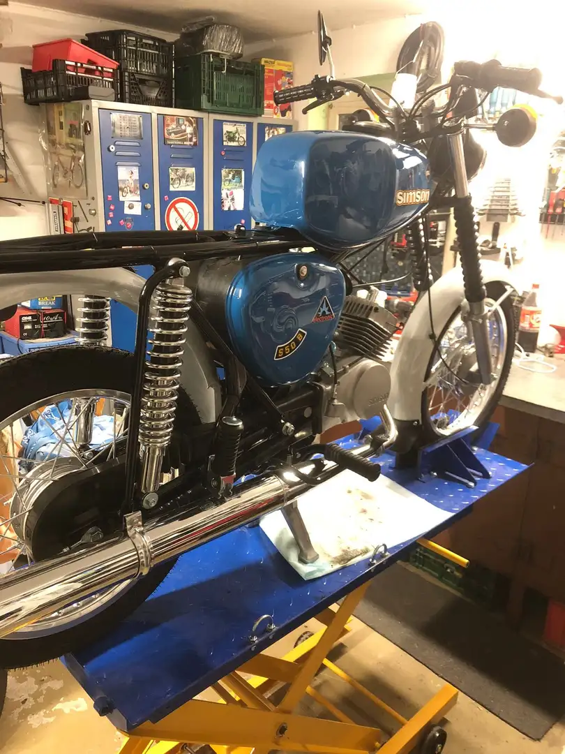 Simson S 50 Blauw - 2