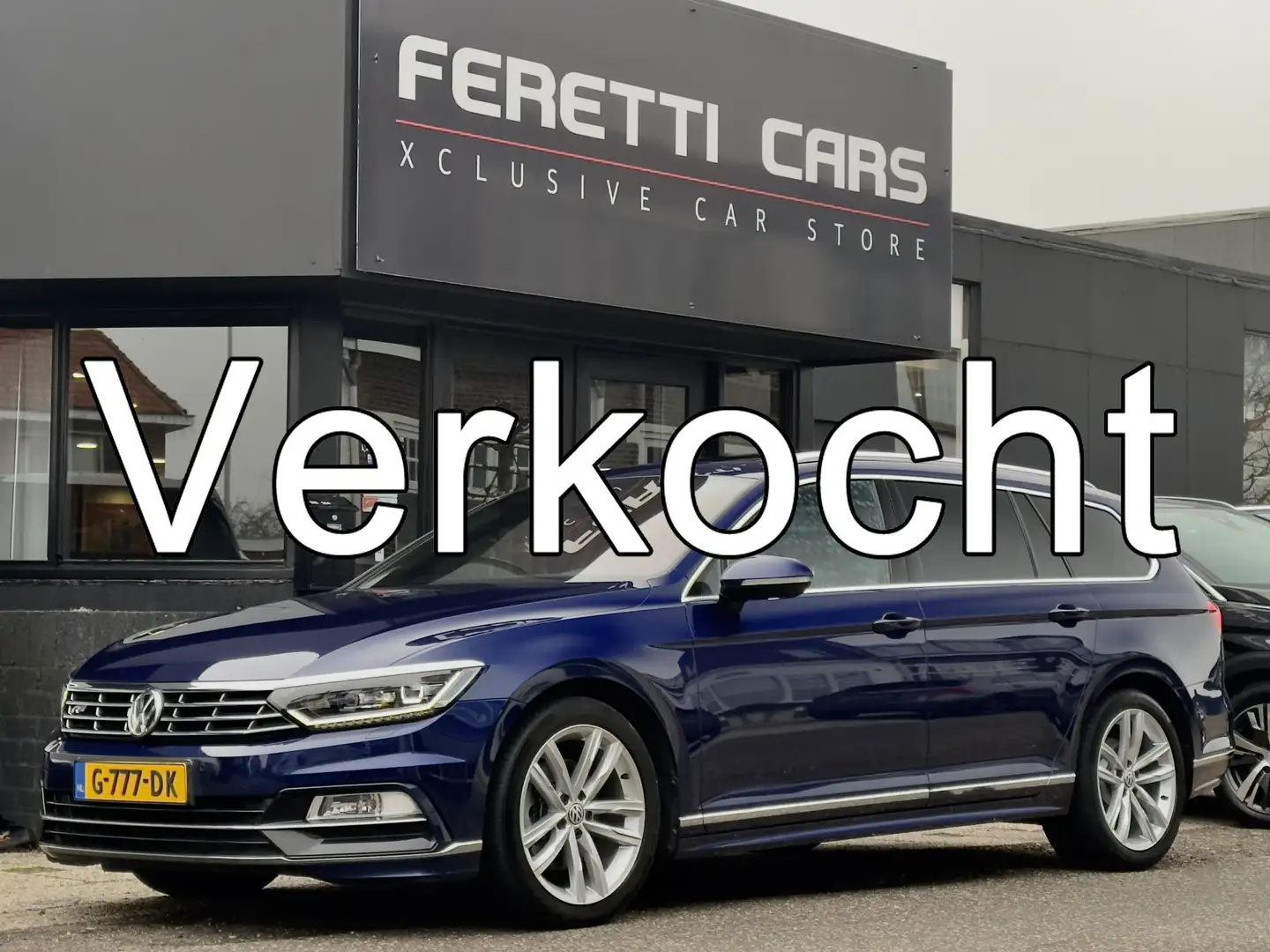 Volkswagen Passat Variant 2.0 TDI AUT7 3X R-LINE HIGHLINE 150PK PANODAK LEDE Blauw - 1