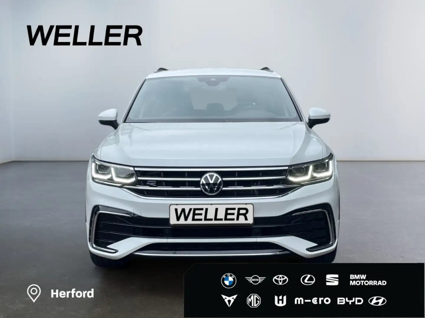 Volkswagen Tiguan 2.0 TDI SCR 4MOTION R-Line*AHK*Matrix*CAM* Bianco - 2
