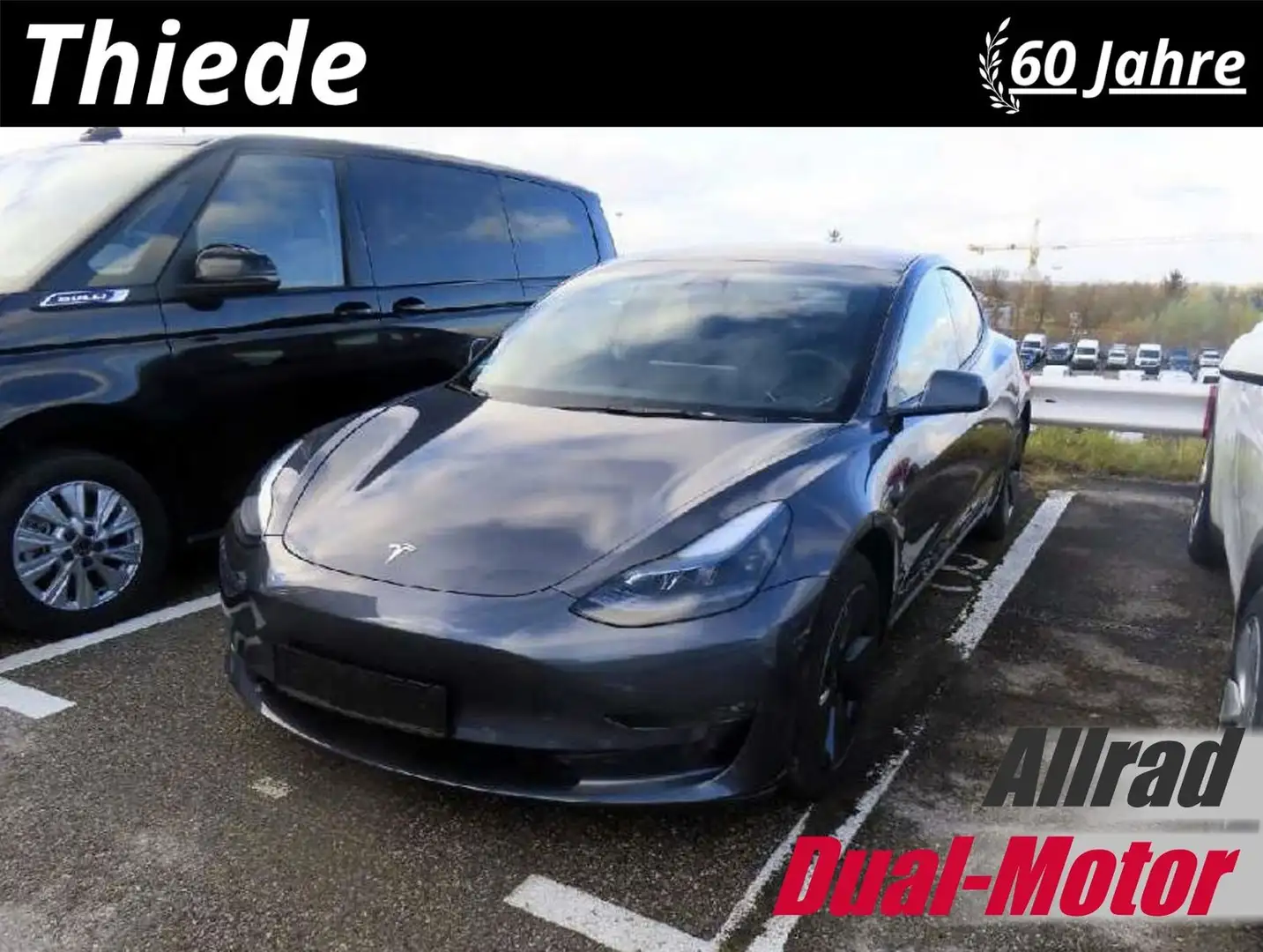 Tesla Model 3 LONGRANGE DUAL-MOTOR NAVI/KAMERA/SH/PANO Grau - 1