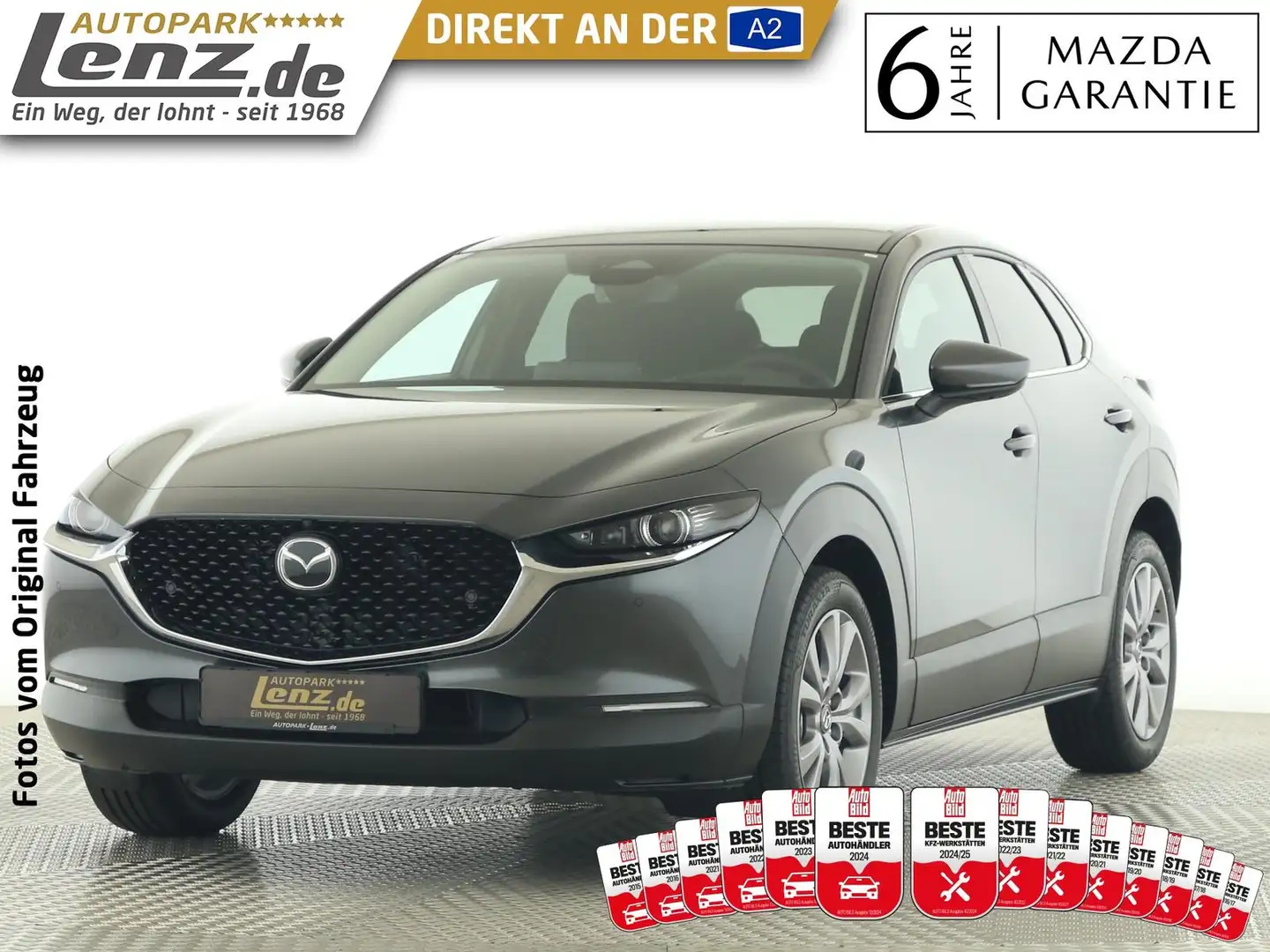 Mazda CX-30 Exclusive-Line Matrix Navi 360° HUD SHZ LM Gris - 1