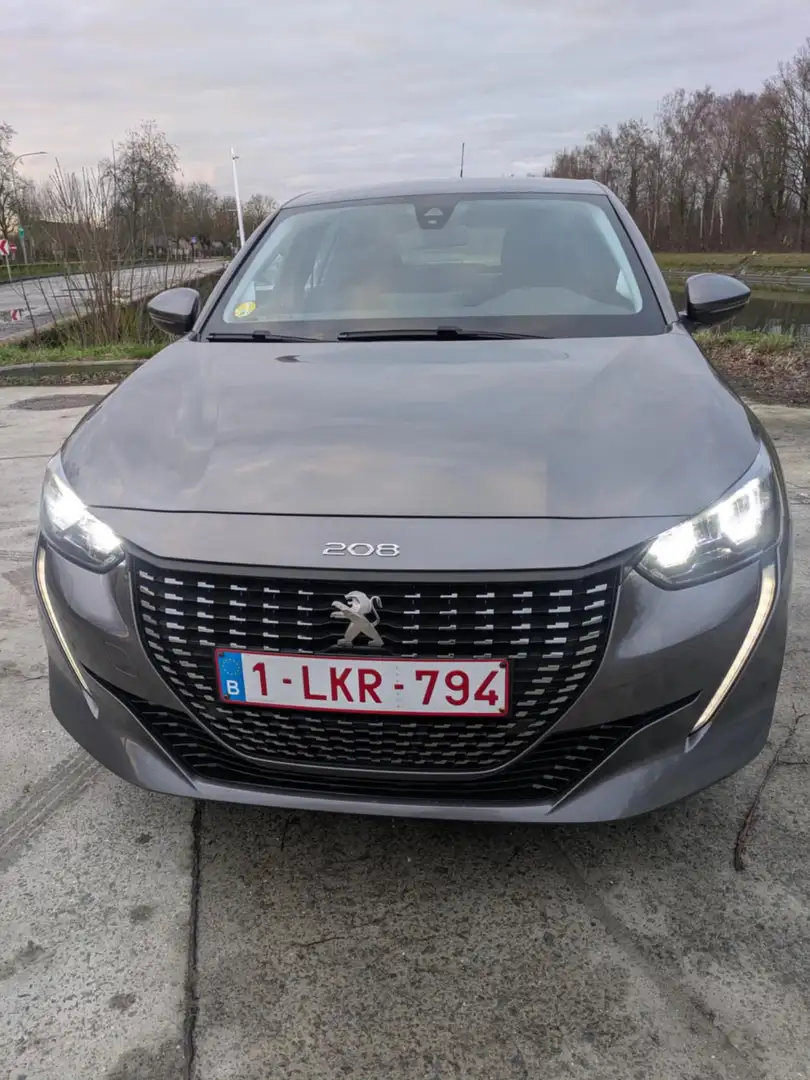 Peugeot 208 208 BlueHDi 100 S Gris - 2