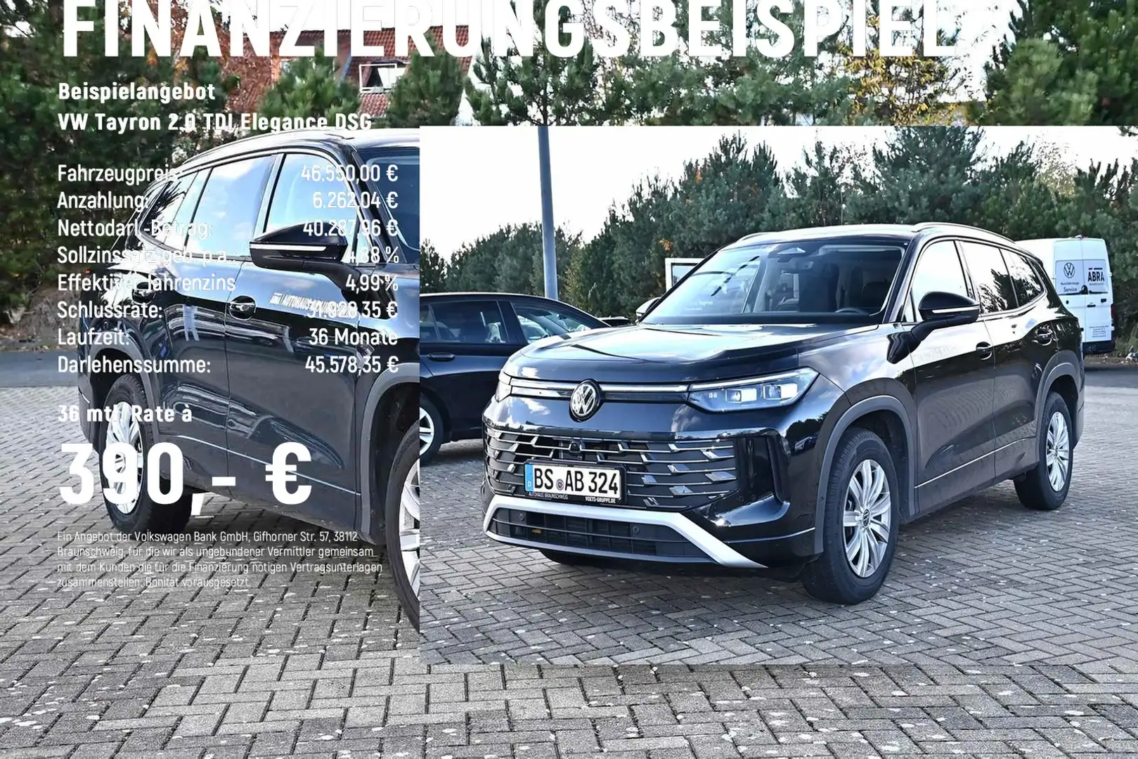 Volkswagen Tayron 2.0 TDI Elegance DSG Schwarz - 2