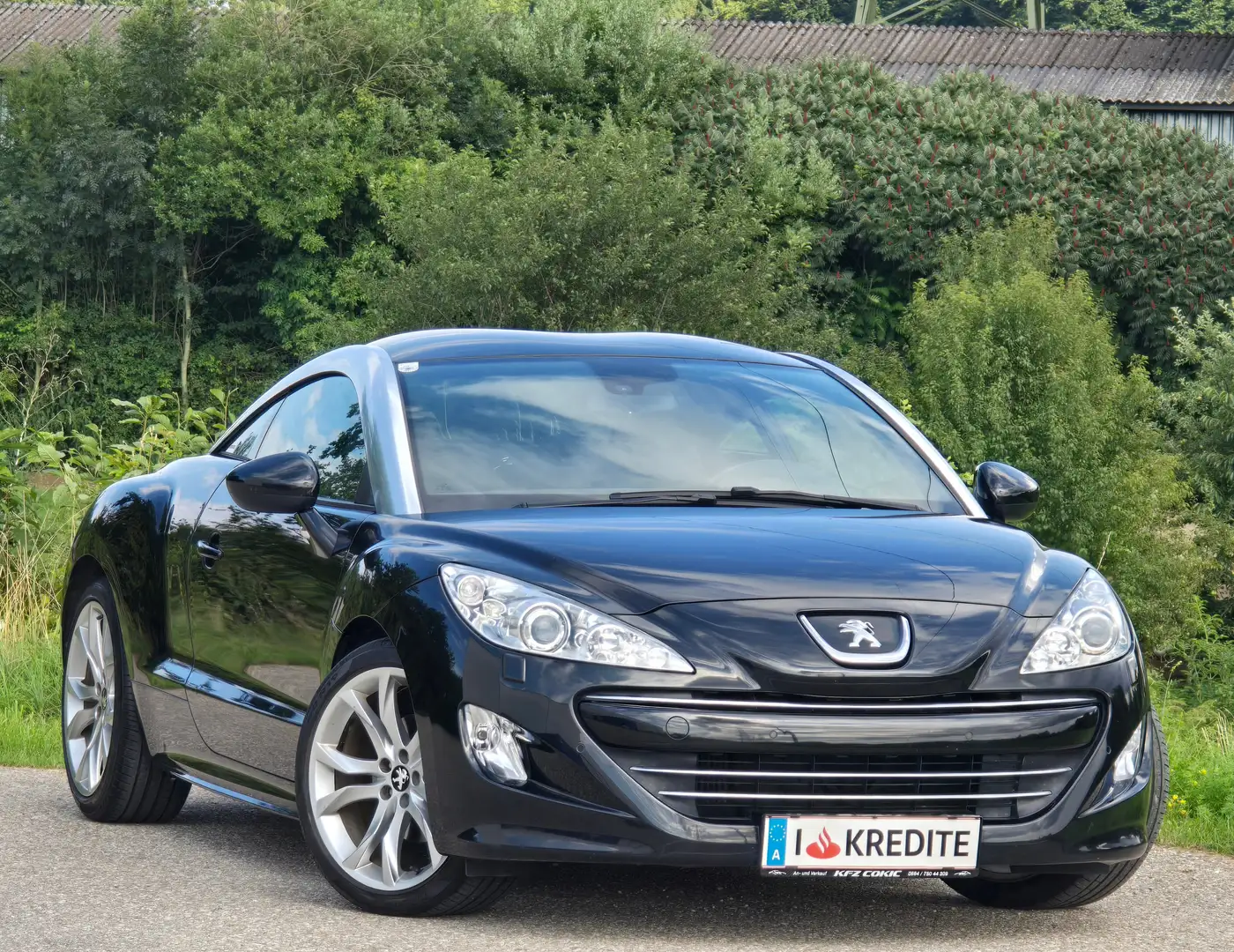Peugeot RCZ RCZ 1,6 THP Top* Kredit* 78.600KM* Leder*Neuwertig Schwarz - 2