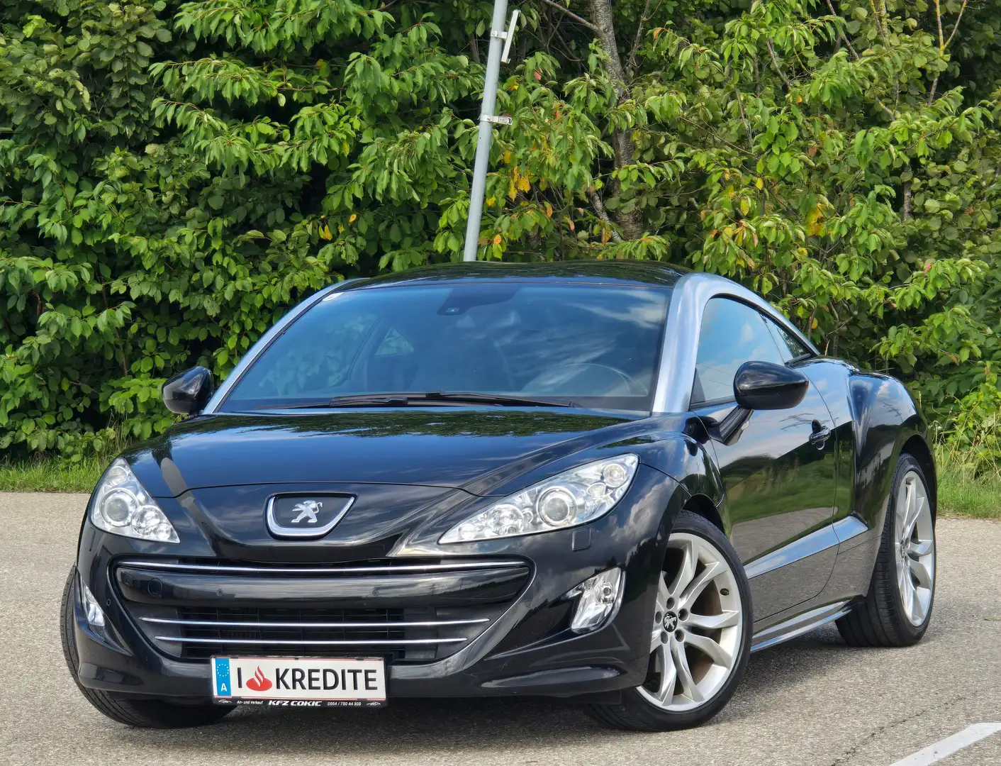 Peugeot RCZ RCZ 1,6 THP Top* Kredit* 78.600KM* Leder*Neuwertig Schwarz - 1