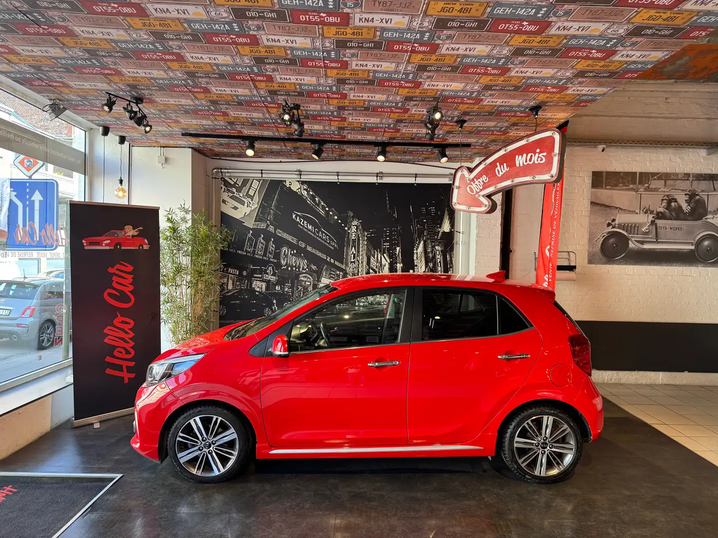 Kia Picanto 1.2i GT Line ISG * CUIRS * CAM * JANTES * GARANTIE Rouge - 2
