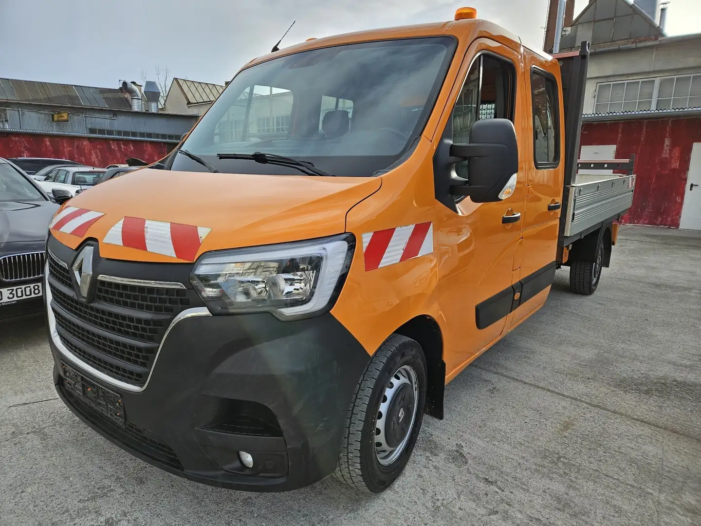 Renault Master Pritsche 7-Sitzer 6-Gang TouchScreen Navi Arancione - 1