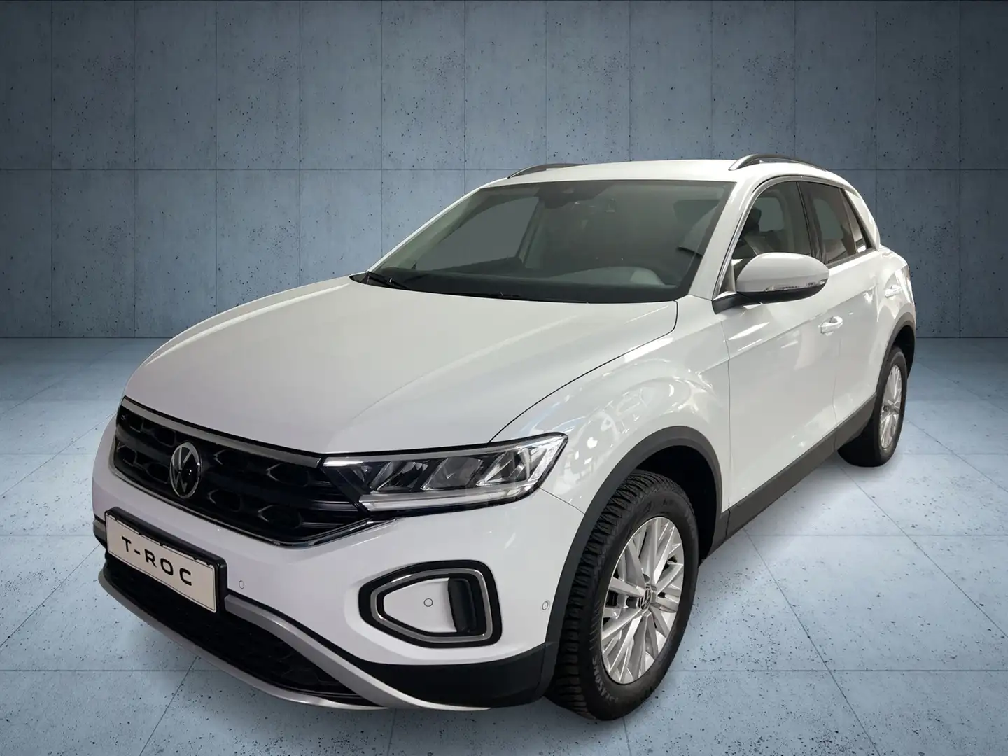 Volkswagen T-Roc Life 1.0 TSI LED Navi Sitzheizung Apple Carplay Blanc - 1