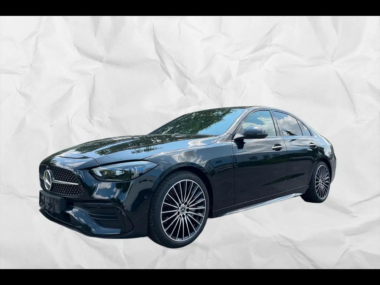 Mercedes-Benz C 200 AMG Premium Plus Pano Schwarz - 1