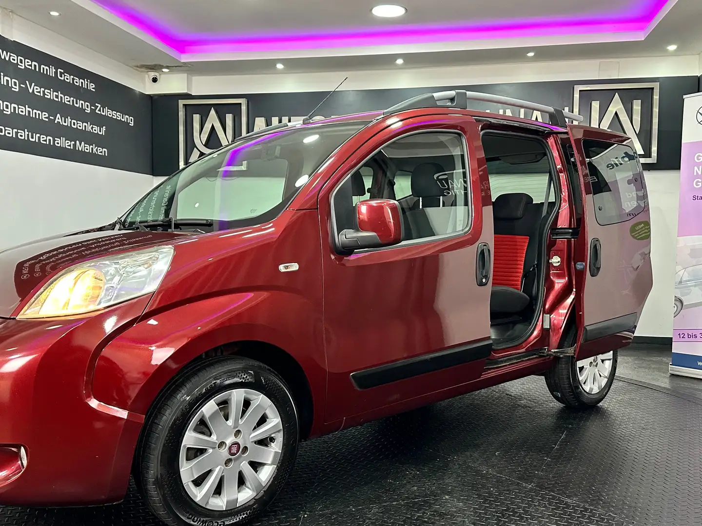 Fiat Fiorino 1,3 QUBO Trekking *SCHIEBETÜREN* Rot - 2