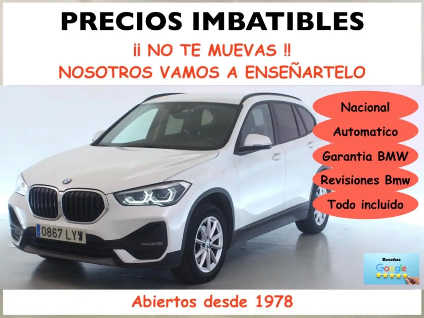 BMW X1 sDrive 18dA Blanco - 1