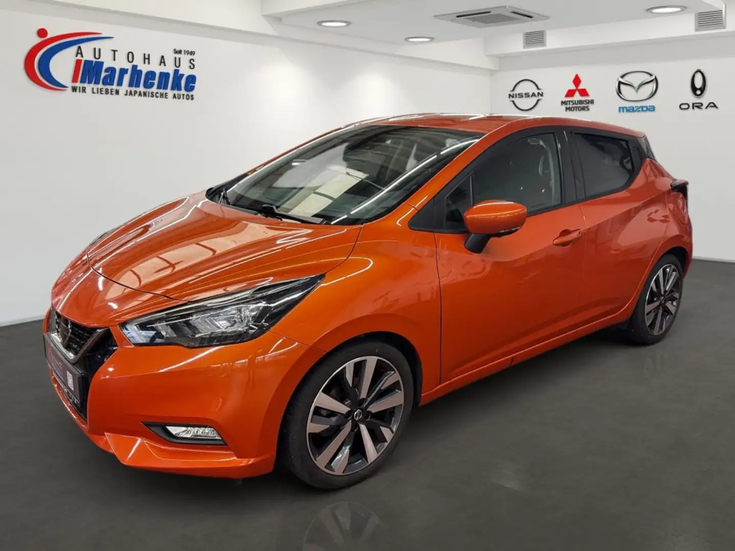 Nissan Micra 1.0 IG-T Xtronic Tekna Orange - 1