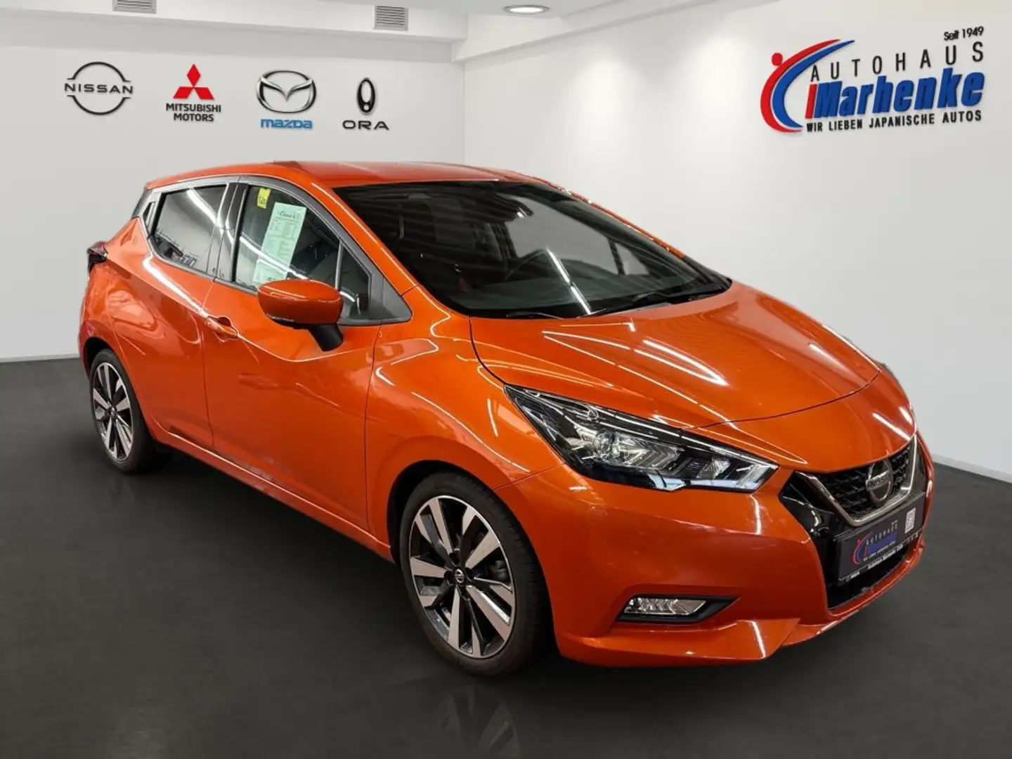 Nissan Micra 1.0 IG-T Xtronic Tekna Orange - 2