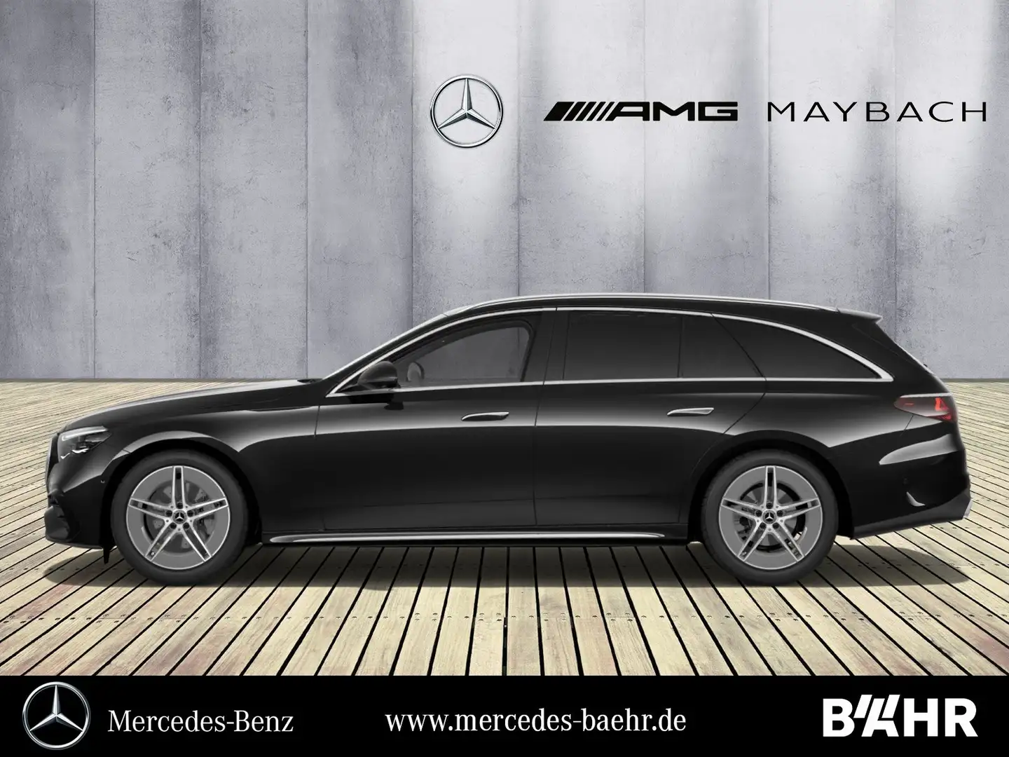Mercedes-Benz E 220 E 220 d 4M T AMG/Pano/Digital-Light/Distronic Schwarz - 2
