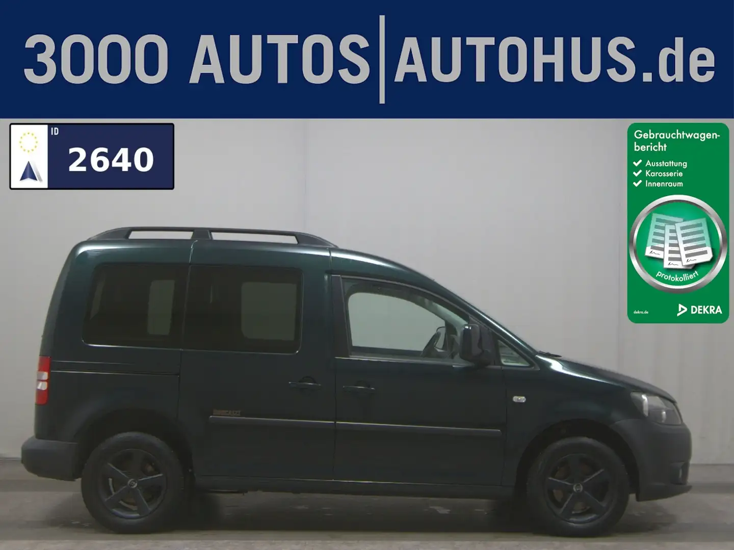 Volkswagen Caddy 1.6 TDI AHK Navi PDC SHZ Tempomat Verde - 1