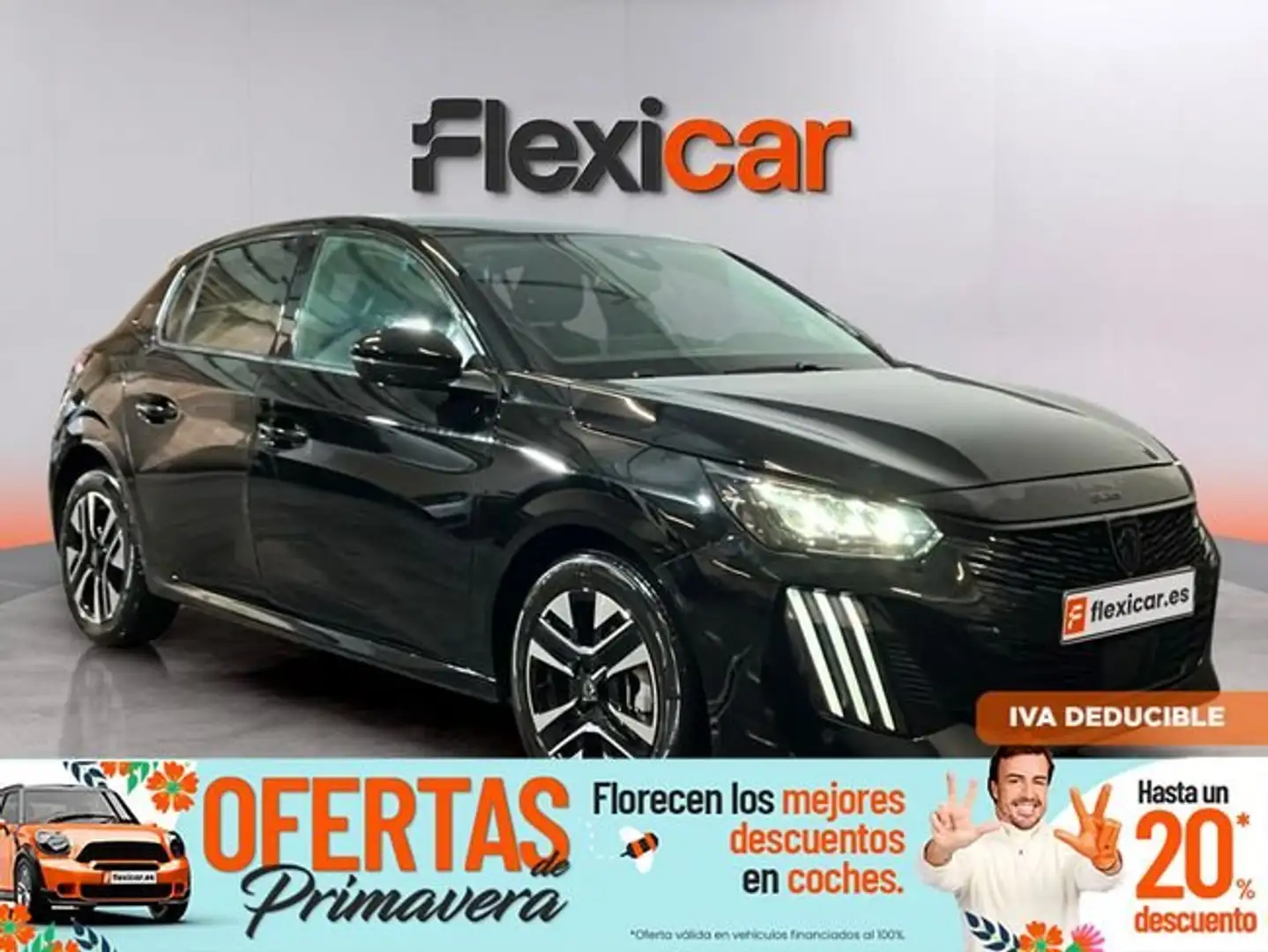 Peugeot 208 Allure Gasolina 100 S&S 6 Vel. MAN Schwarz - 1