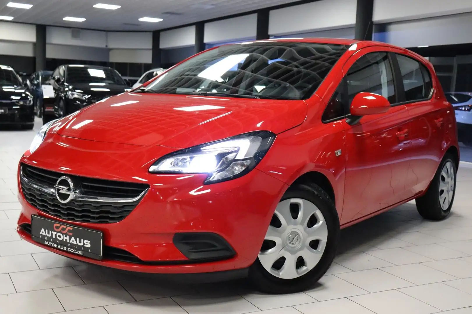 Opel Corsa E 1,4 Ltr Edition|1HAND|CITY|LED|KLIMA| Rot - 1