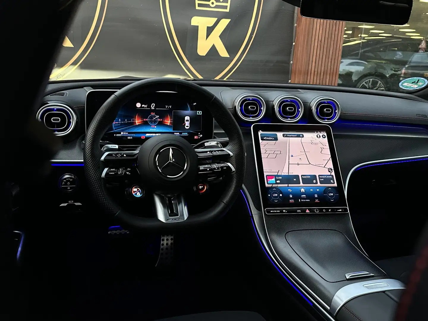 Mercedes-Benz C 43 AMG 4MATIC Panoramadak Burmester Adapt. Cruise Ambient Noir - 2