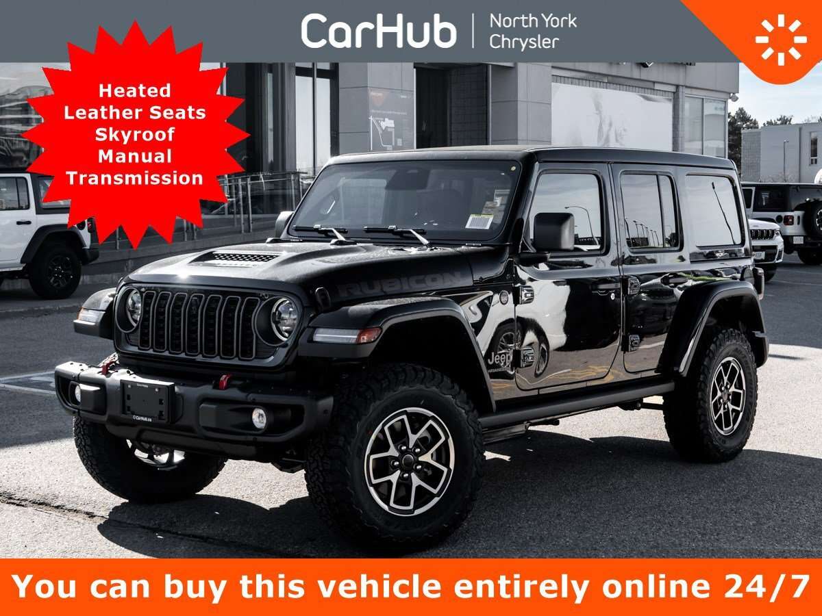 2026 Jeep Wrangler Rubicon X 1-Touch Skyroof Manual Transmission Leat