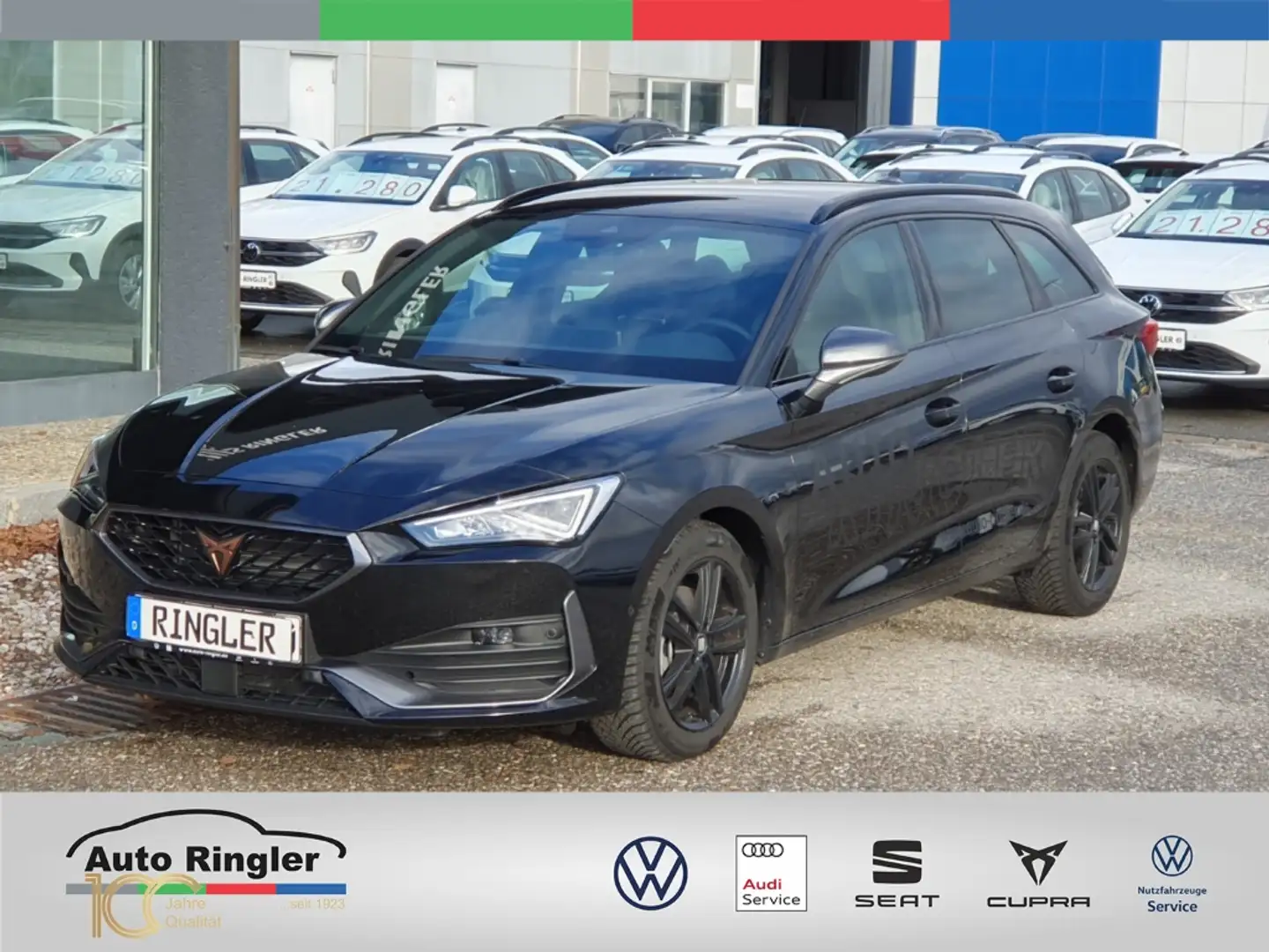 CUPRA Leon Sportstourer 1.5 eTSI OPF LED+NAVI+DAB+SHZ+MEMORY Schwarz - 1