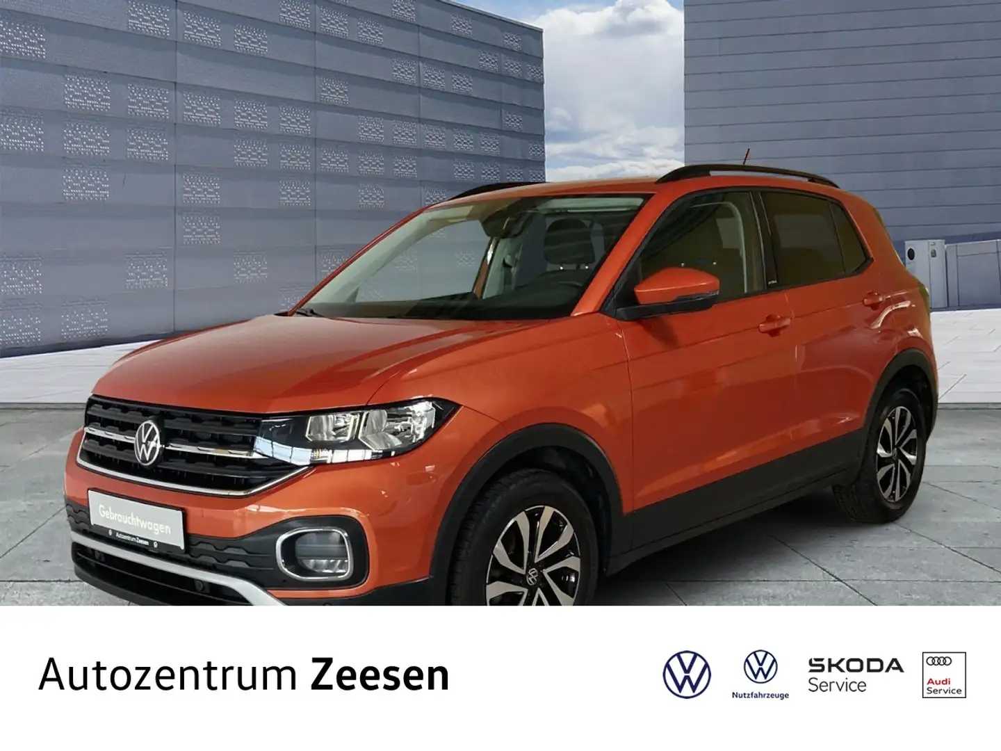 Volkswagen T-Cross 1.0 TSI Life ACTIVE+SHZ+USB+DAB+MFA+EPH+ Klima Orange - 1